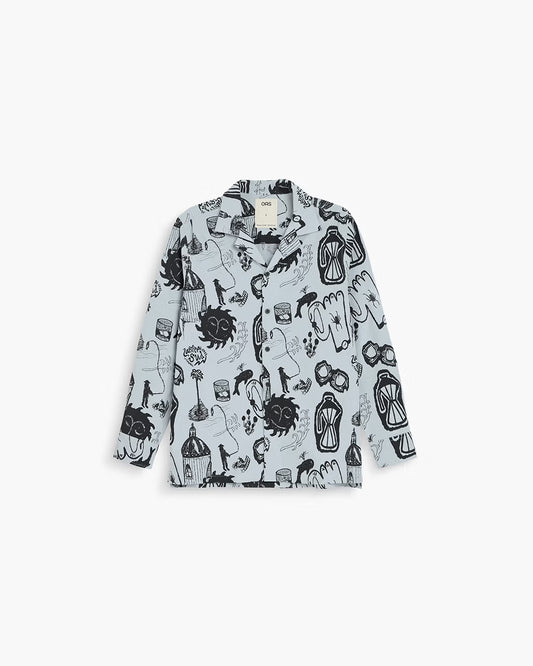 OAS Cantina Brillo Shirt Lt-Blue - Mojo Independent Store