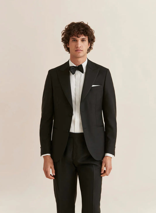 Morris Mike Tuxedo Jacket Black