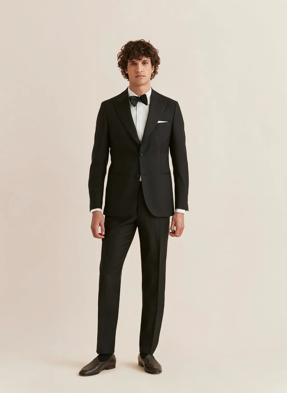 Morris Mike Tuxedo Jacket Black