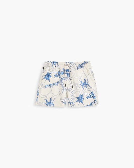 OAS Romantique Swim Shorts Blue - Mojo Independent Store