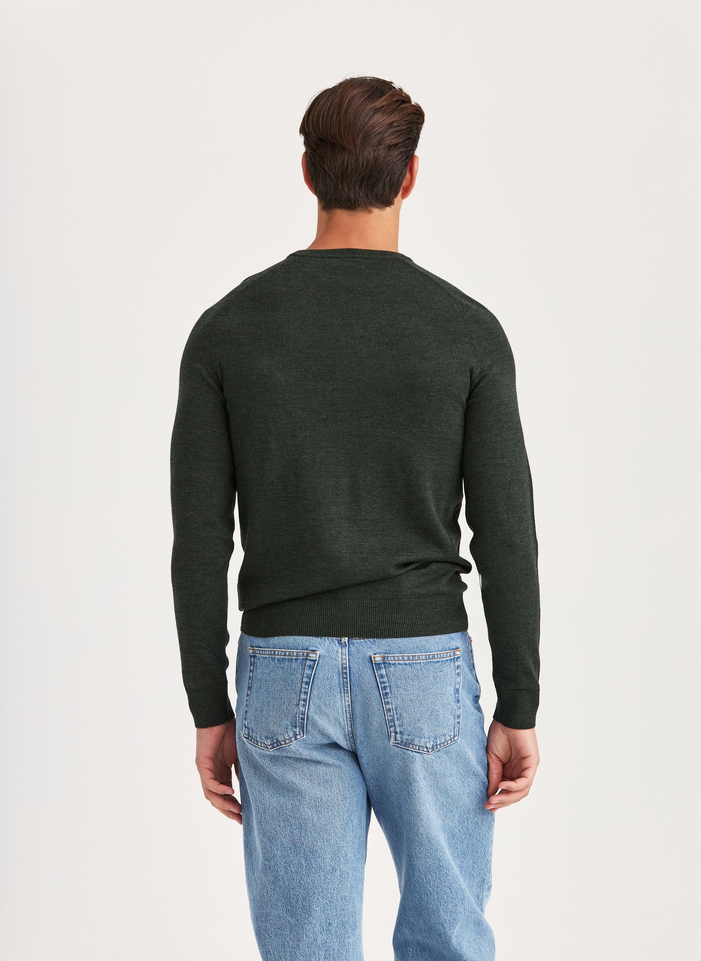Morris Merino Oneck Olive