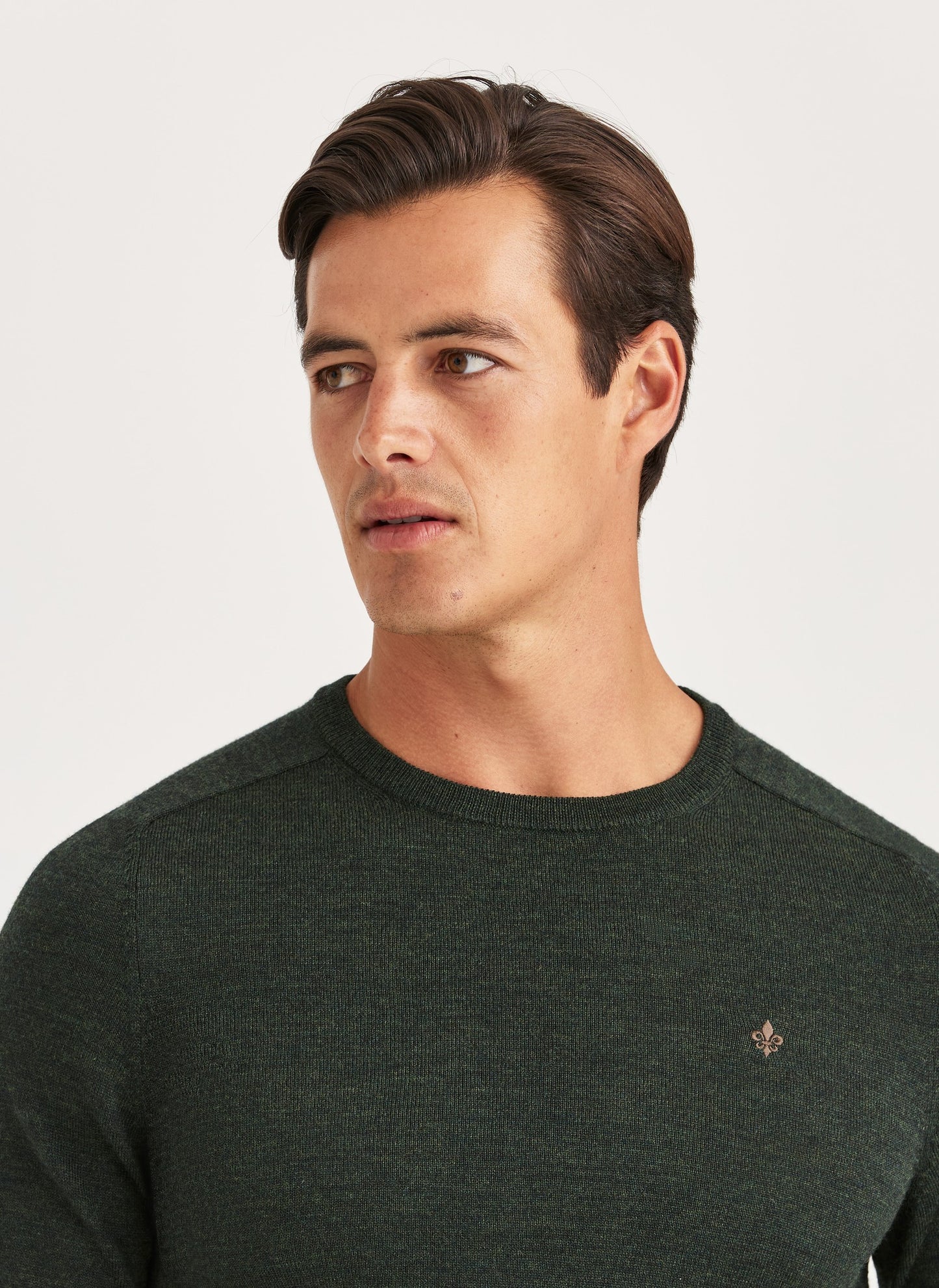 Morris Merino Oneck Olive