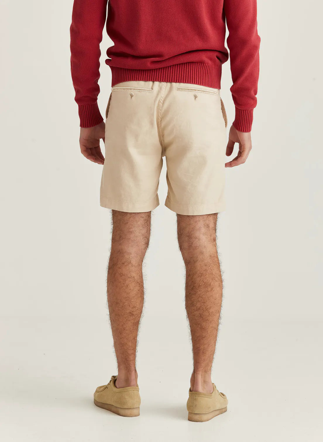 Morris Fenix Linen Shorts Off White