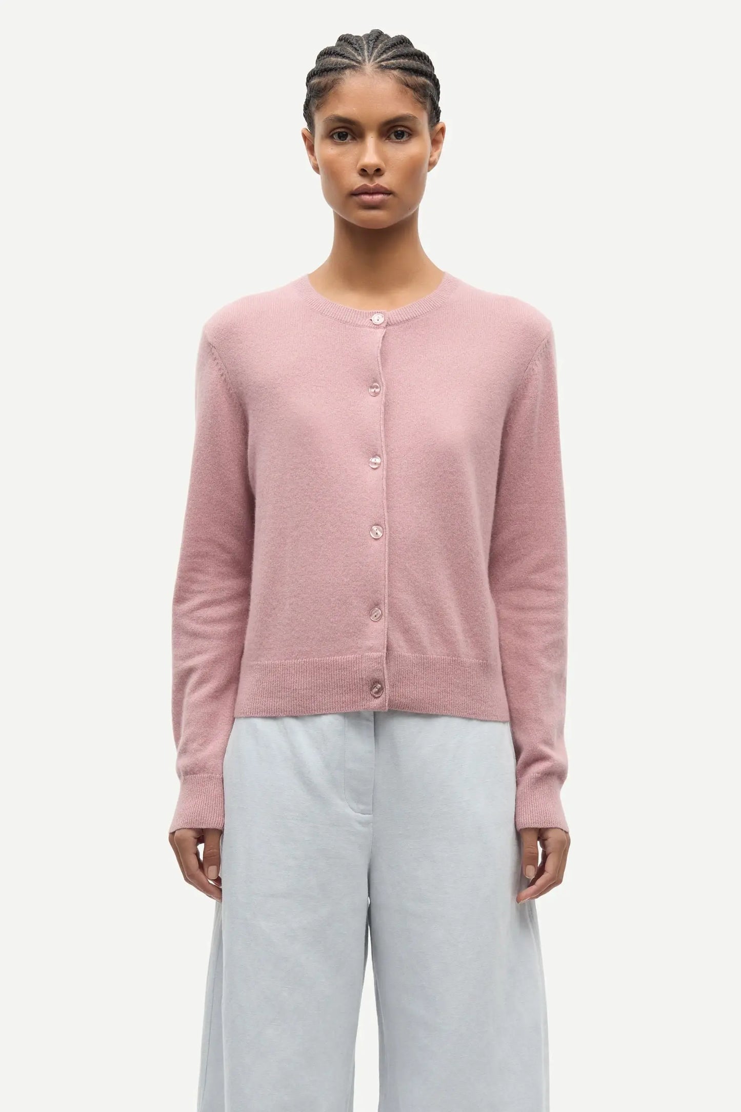 Samsøe Samsøe Saboston Cardigan Orchid Haze Mel. - Mojo Independent Store