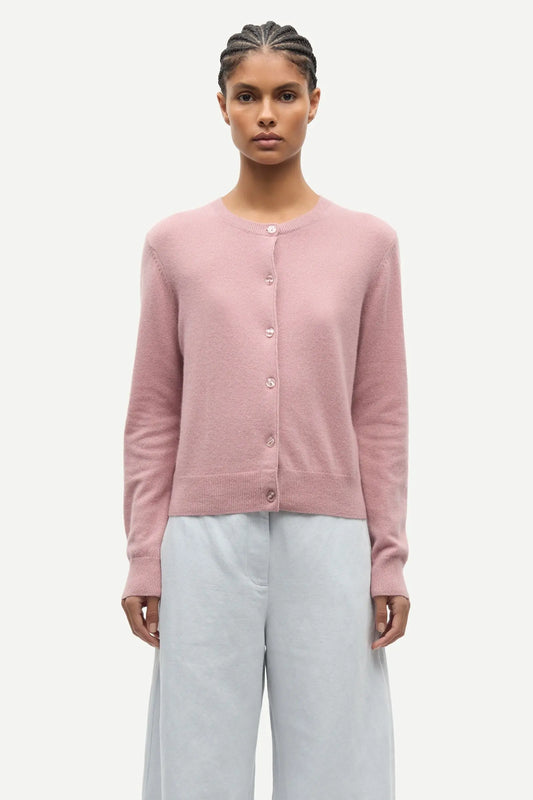Samsøe Samsøe Saboston Cardigan Orchid Haze Mel. - Mojo Independent Store