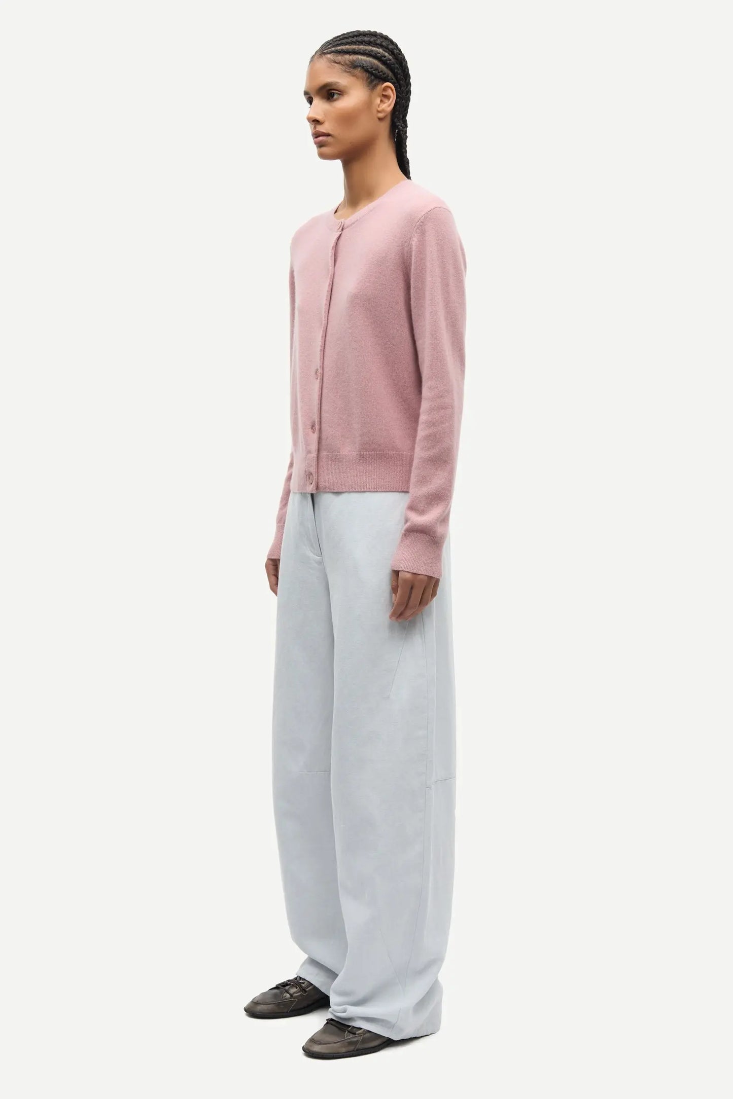 Samsøe Samsøe Saboston Cardigan Orchid Haze Mel. - Mojo Independent Store