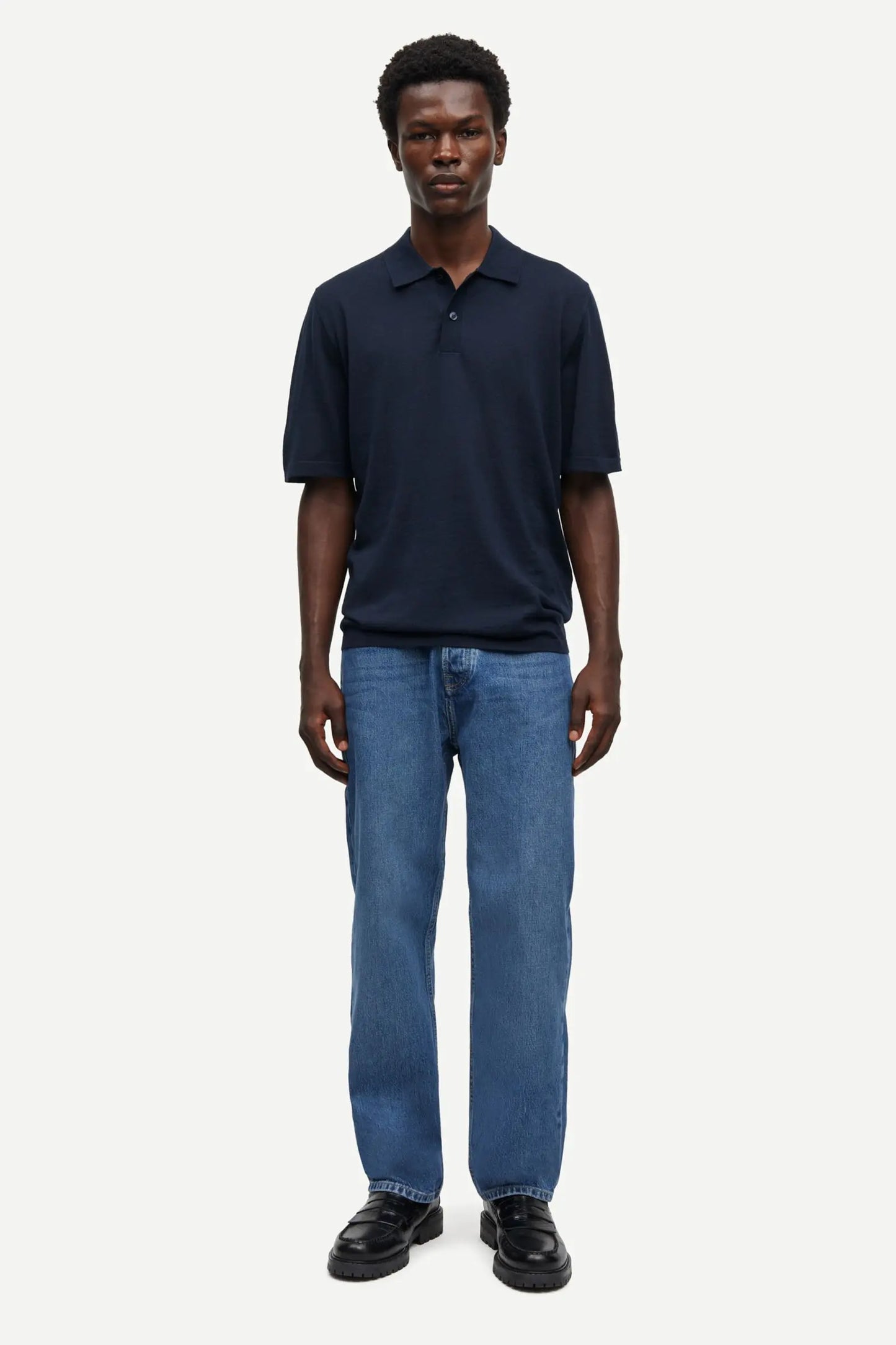 Samsøe Samsøe Sarowan Knit Polo Salute