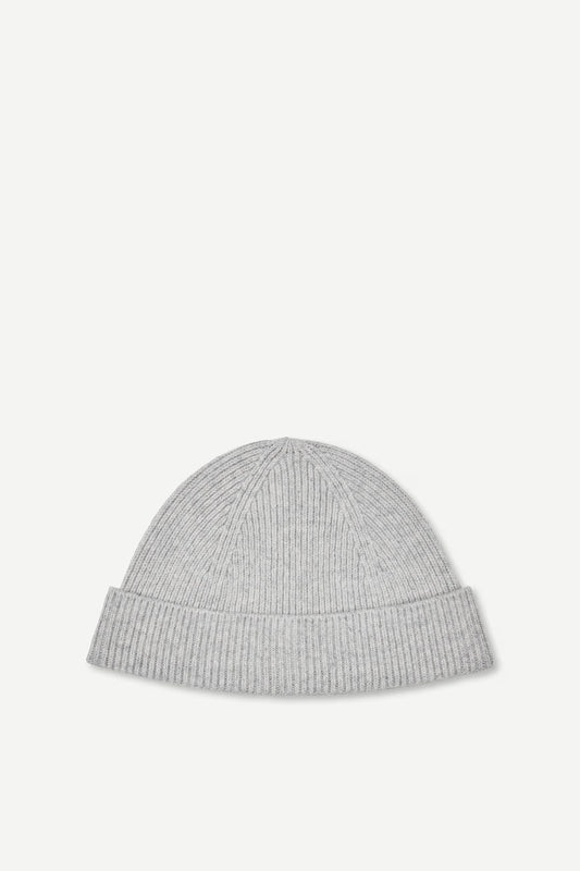 Samsøe Samsøe Sapaul Beanie Grey Mel - Mojo Independent Store