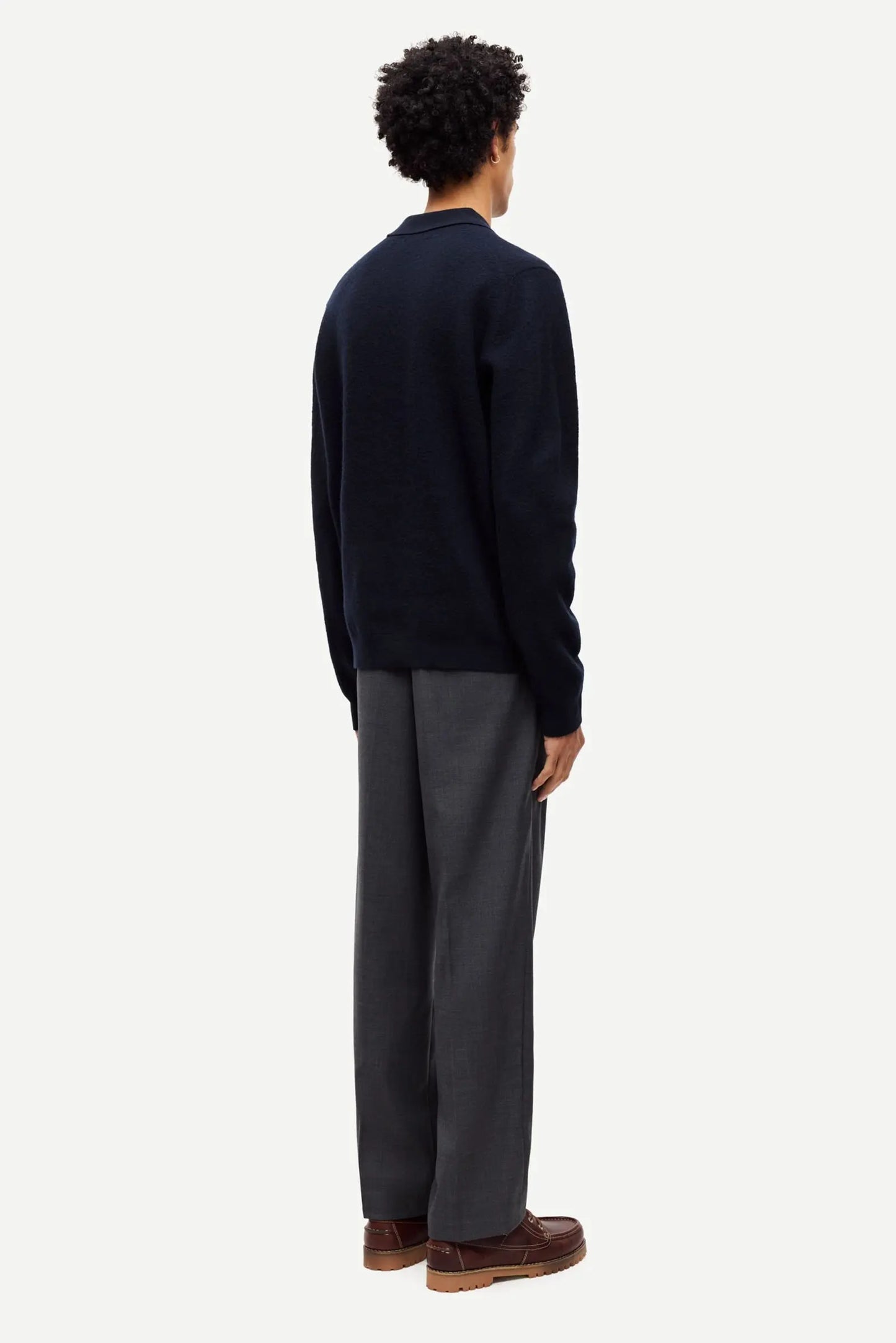 Samsøe Samsøe Sanoah Trousers Dark Grey Mel