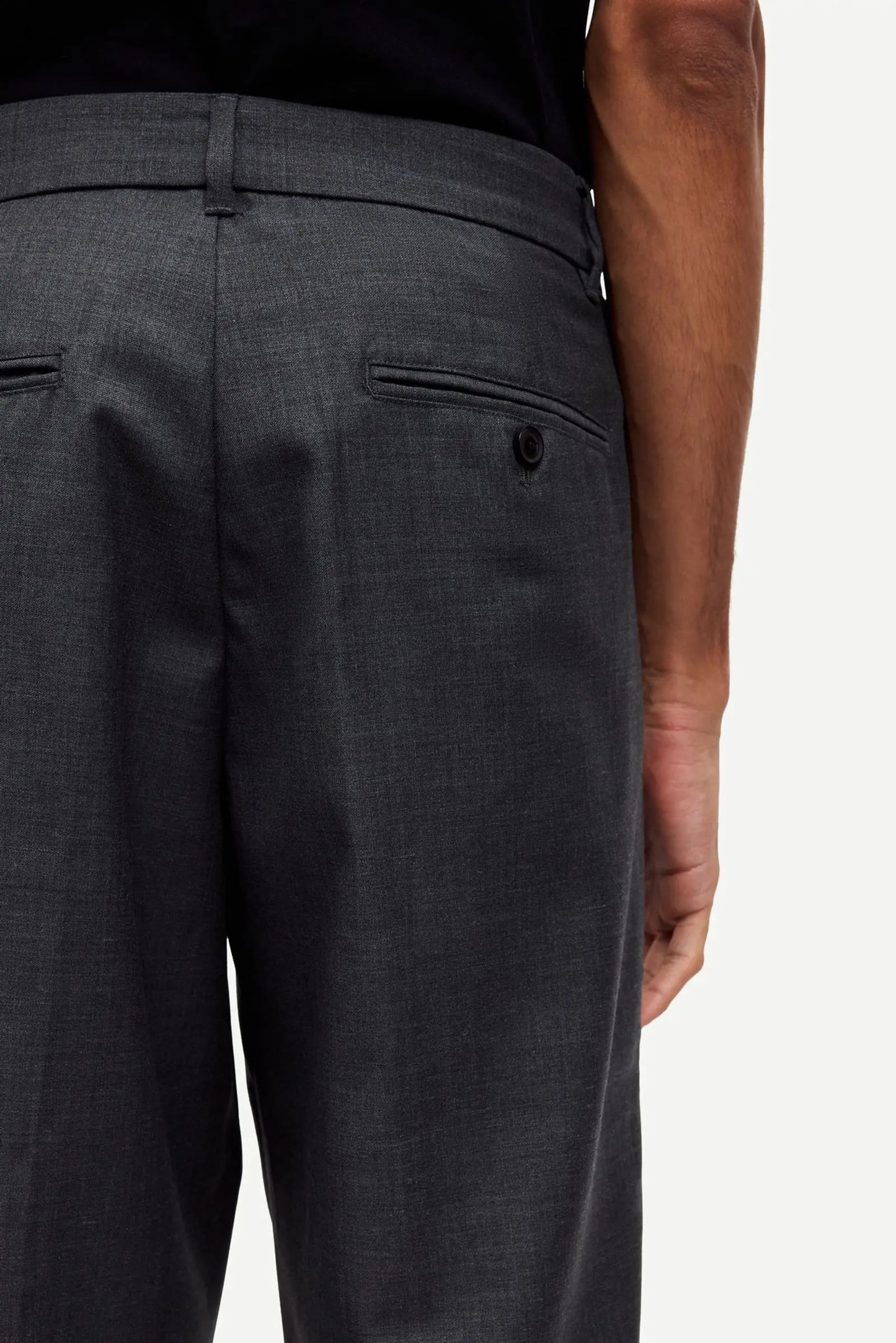 Samsøe Samsøe Sanoah Trousers Dark Grey Mel