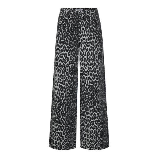 Co'Couture LeoCC Wide Pants Dark Grey