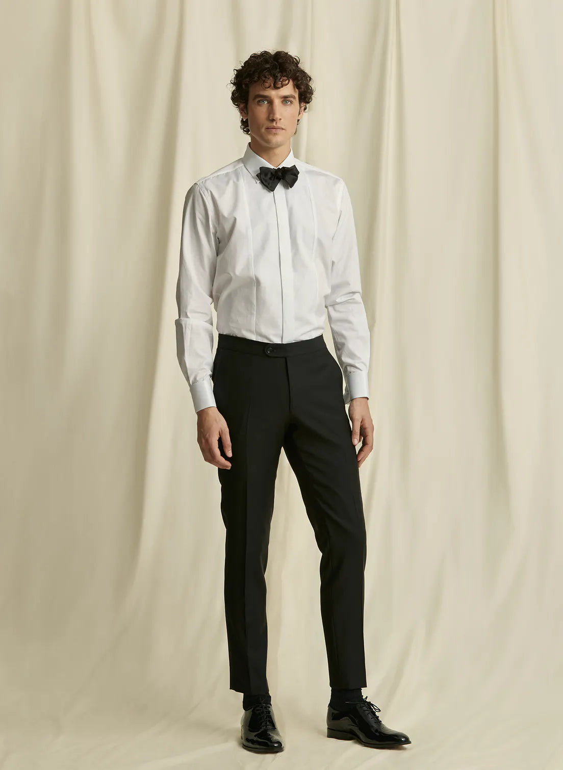 Morris Jack Tuxedo Trousers Black