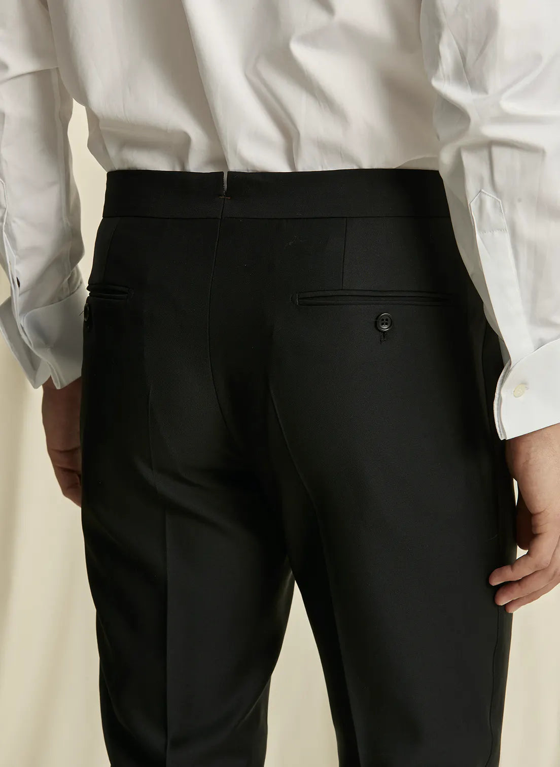 Morris Jack Tuxedo Trousers Black