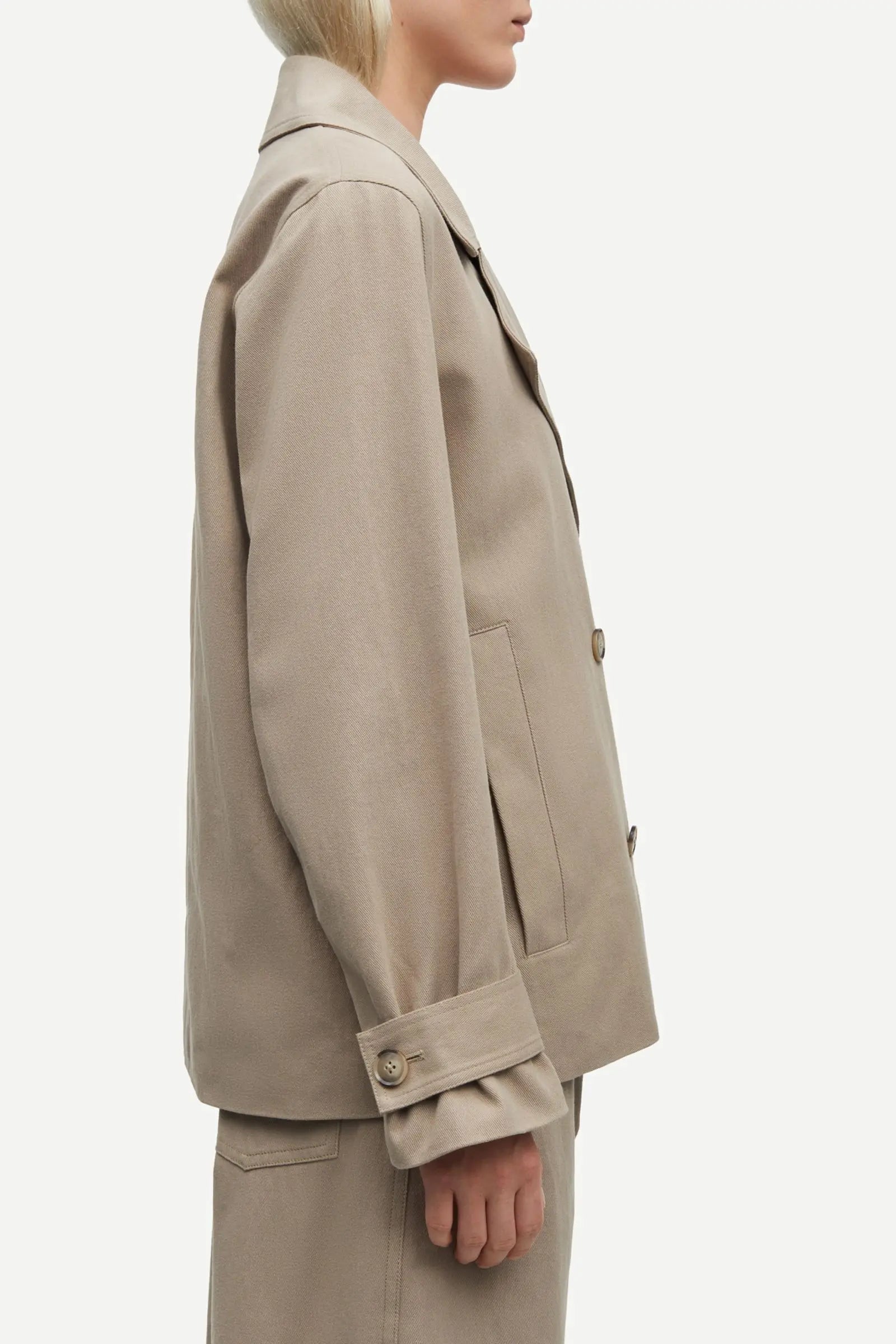 Samsøe Samsøe Safalla Jacket Greige - Mojo Independent Store