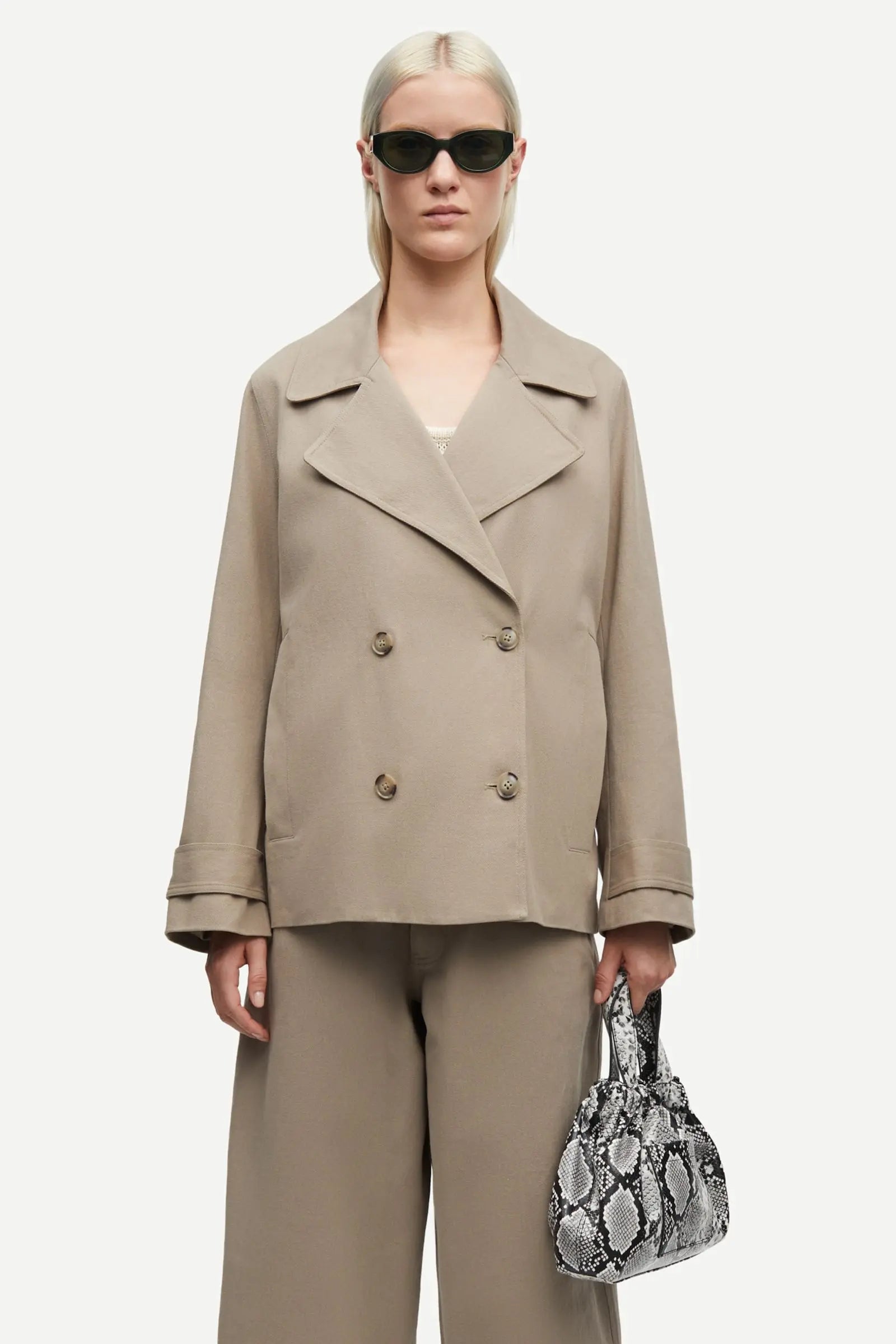 Samsøe Samsøe Safalla Jacket Greige - Mojo Independent Store