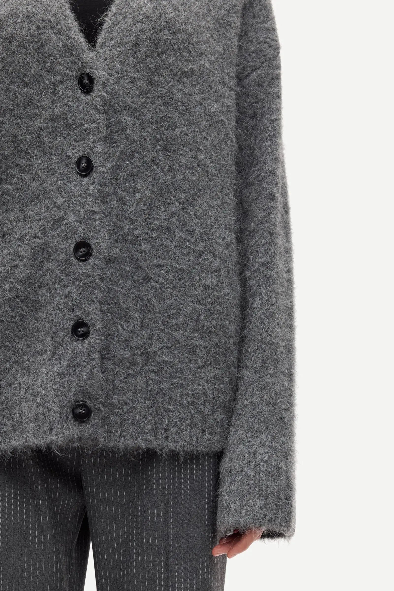 Samsøe Samsøe Sajeanne Long Cardigan Iron Gate - Mojo Independent Store