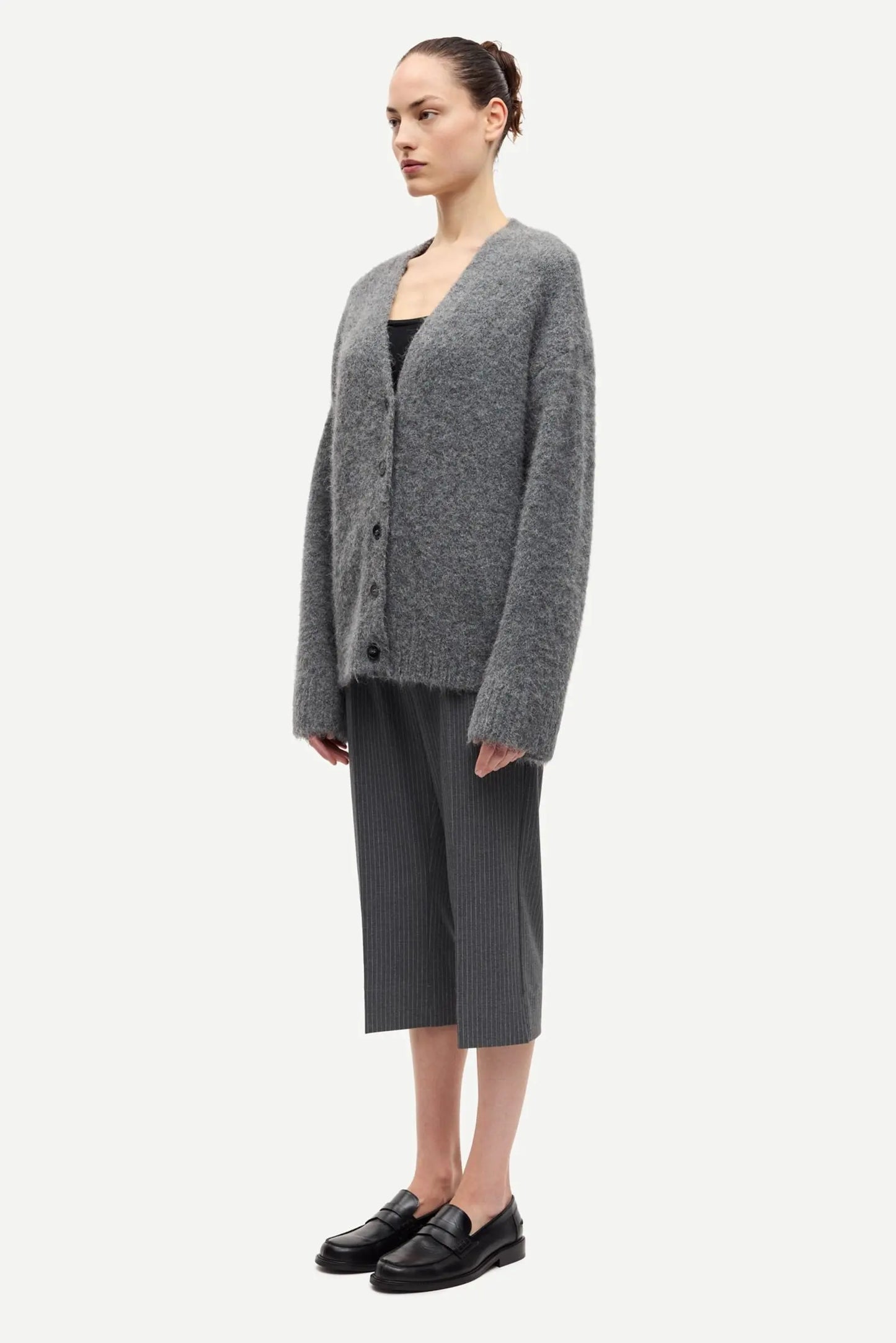 Samsøe Samsøe Sajeanne Long Cardigan Iron Gate - Mojo Independent Store