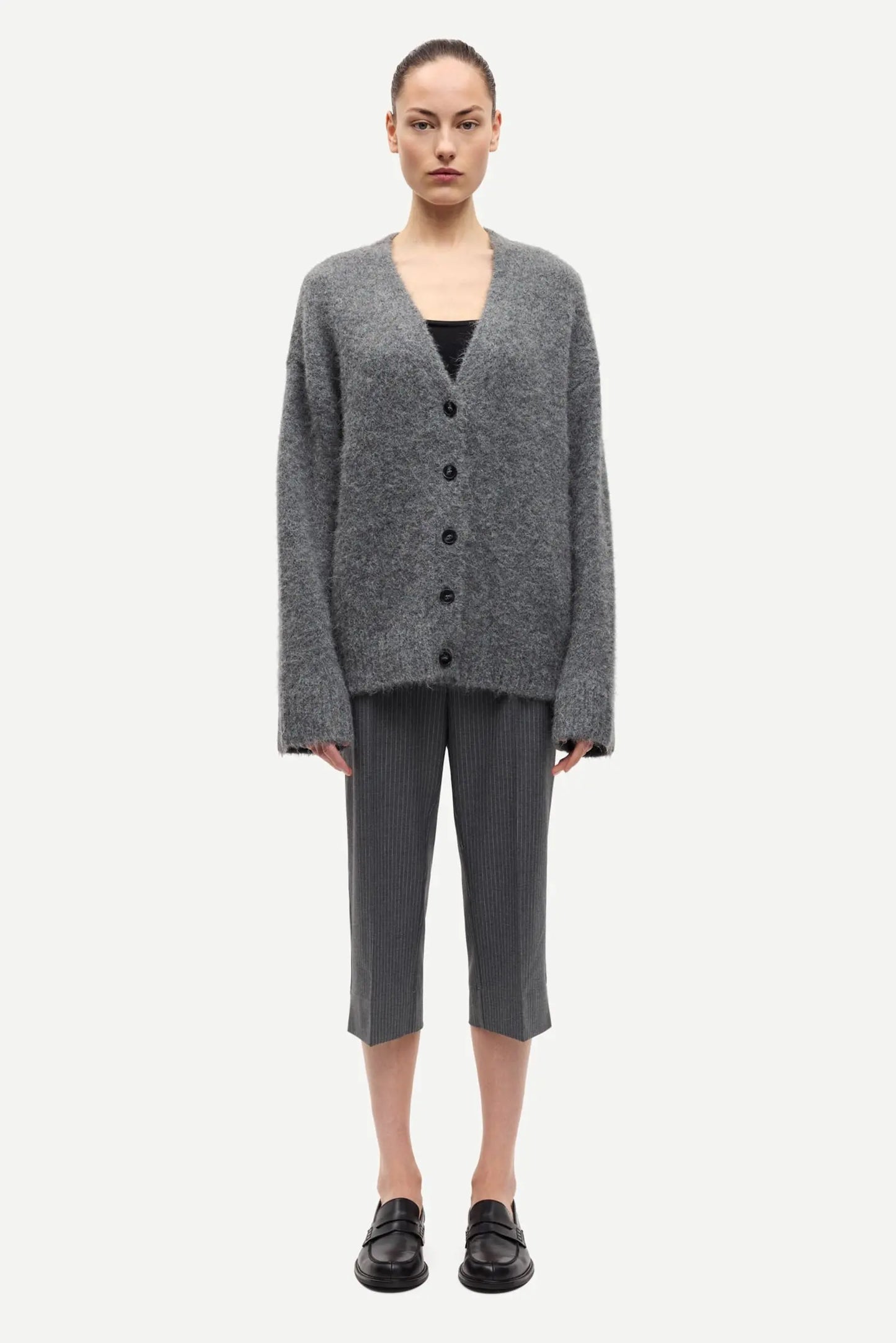Samsøe Samsøe Sajeanne Long Cardigan Iron Gate - Mojo Independent Store