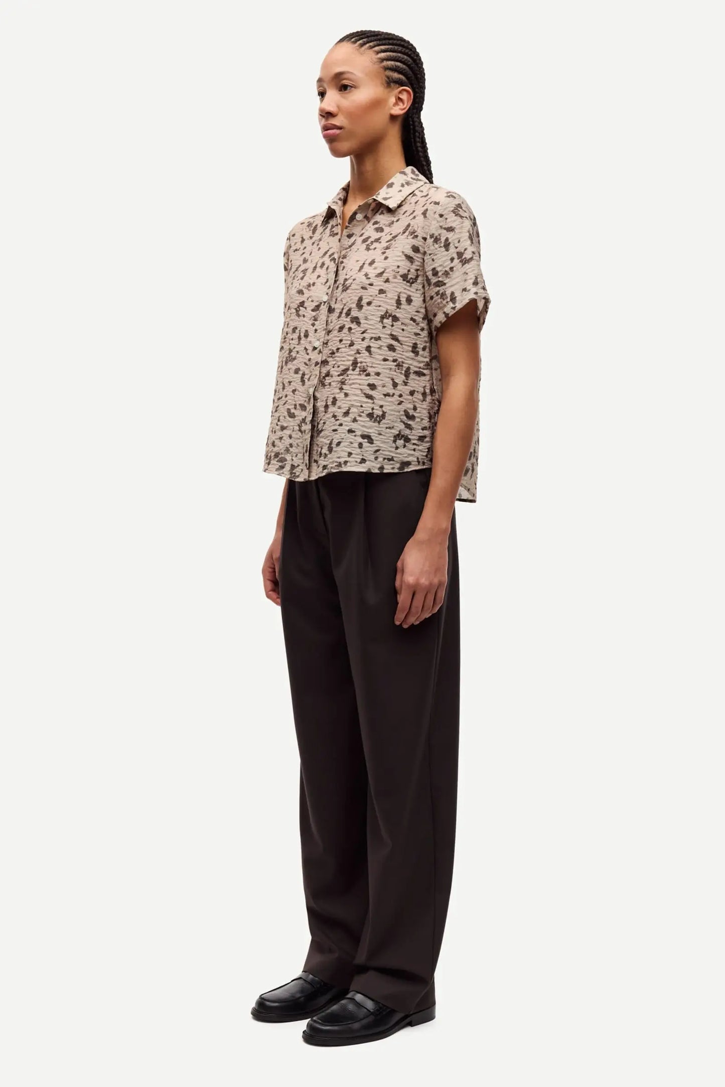 Samsøe Samsøe Saminna SS Shirt Stones Aluminum