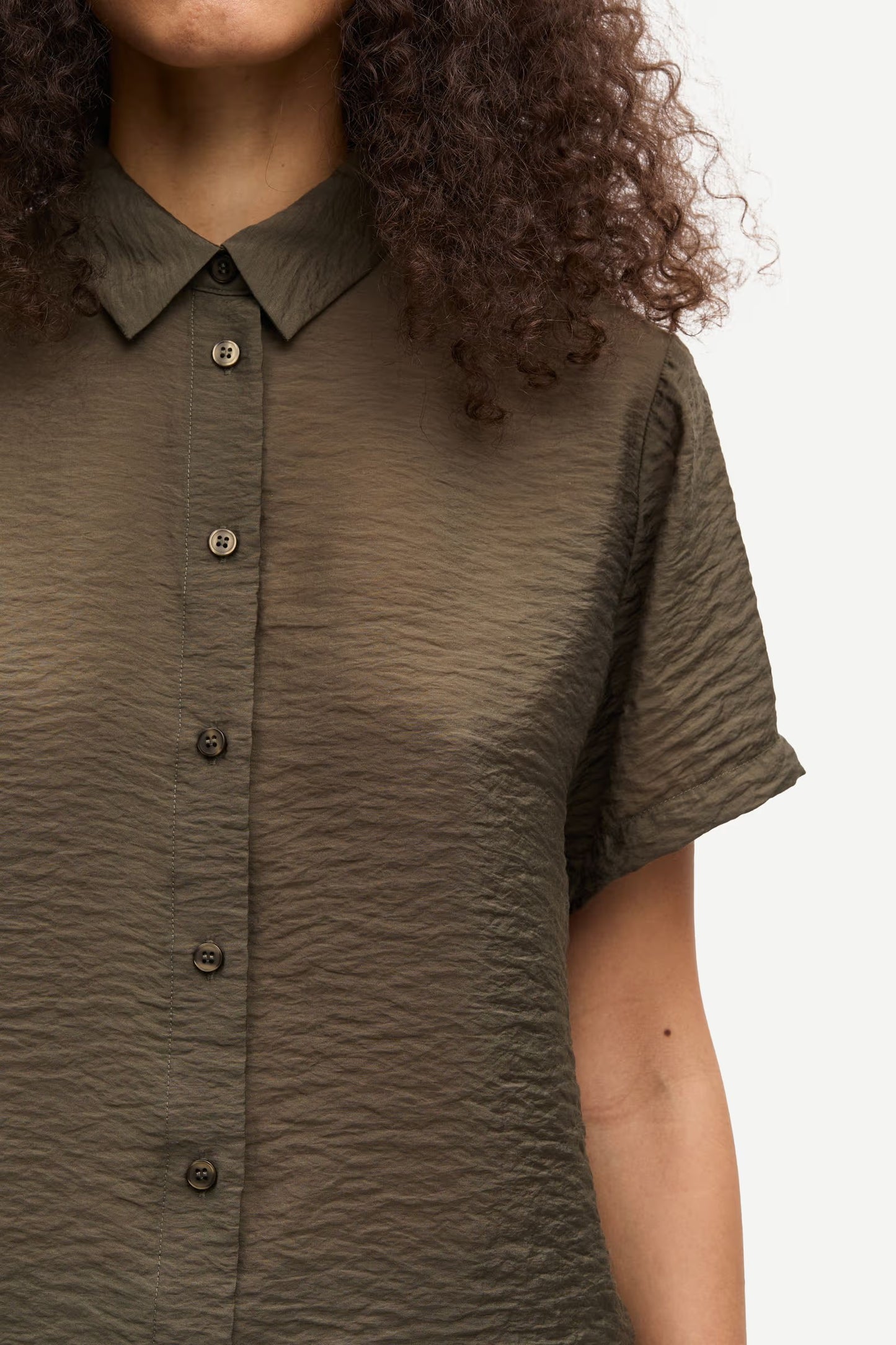 Samsøe Samsøe Samina SS Shirt Deep Forest