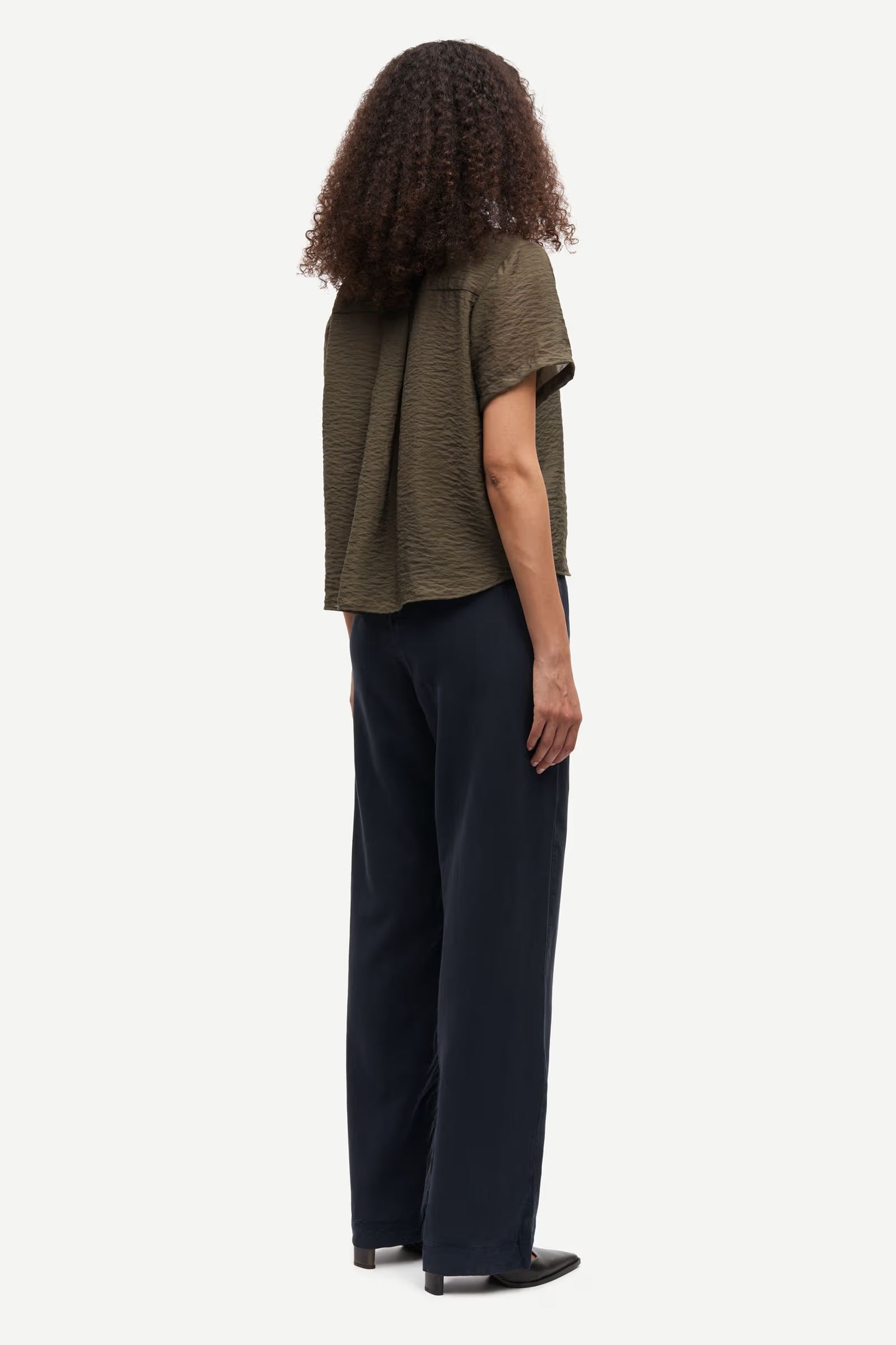 Samsøe Samsøe Samina SS Shirt Deep Forest