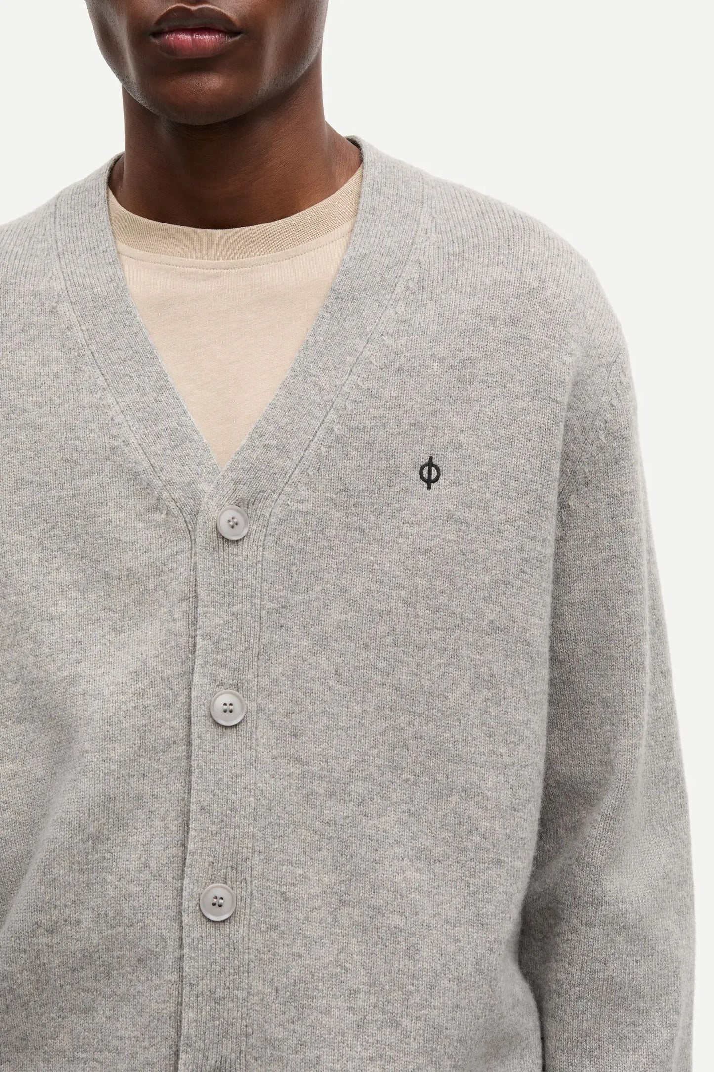Samsøe Samsøe Sapatrik Cardigan Grey Mel
