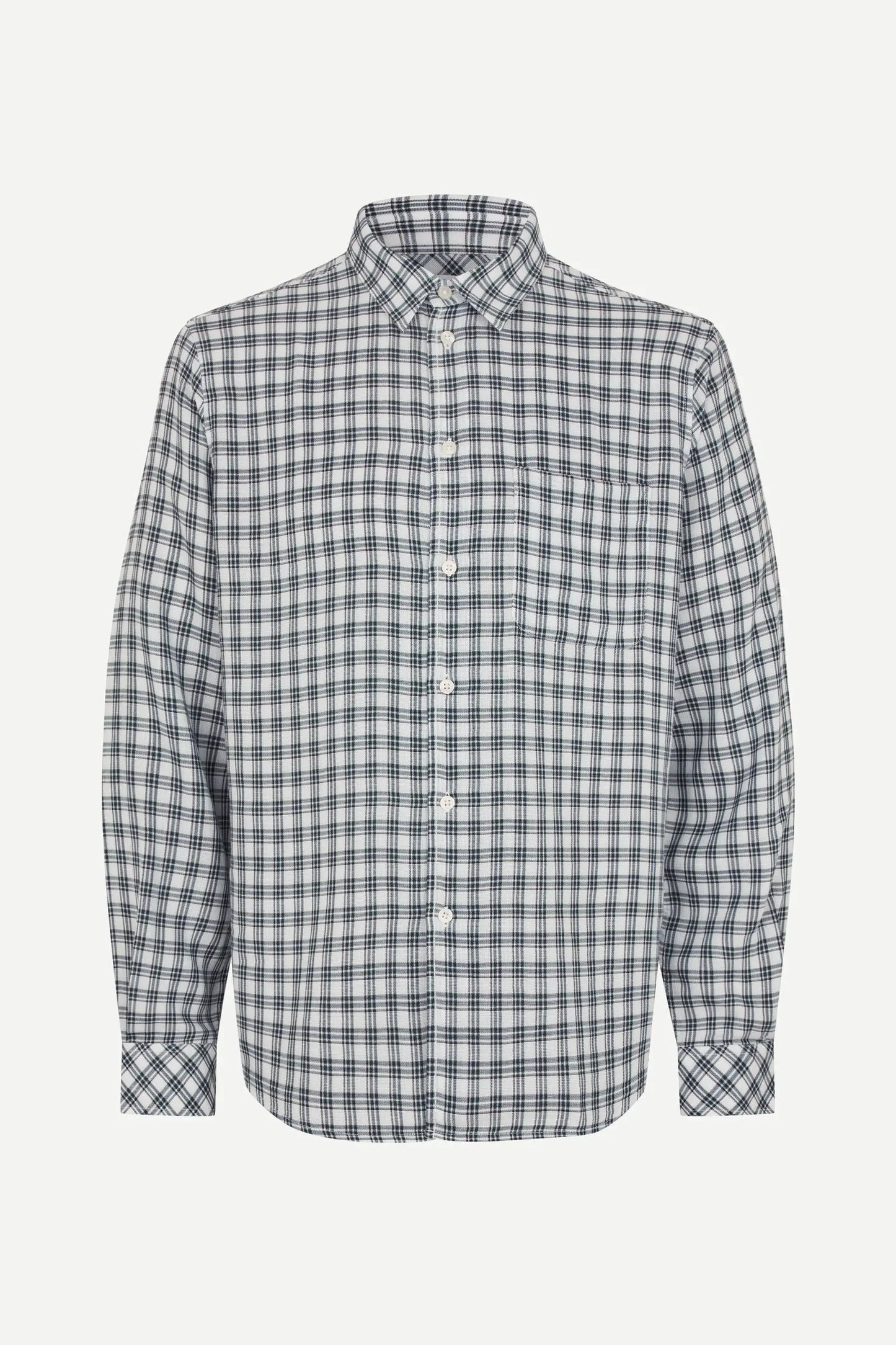 Samsøe Samsøe Saryan J Shirt Blue Check - Mojo Independent Store
