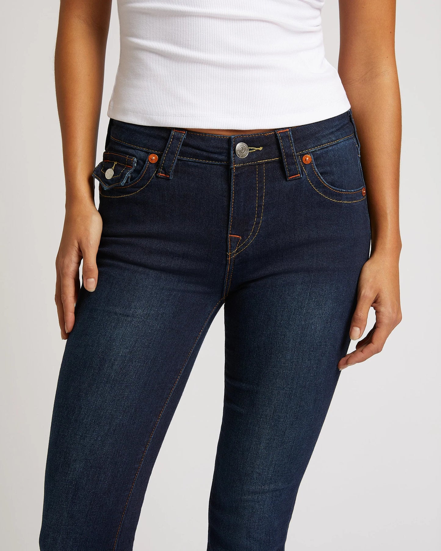 True Religion Becca Mid Rise Bootcut Flap Muddy Waters - Mojo Independent Store