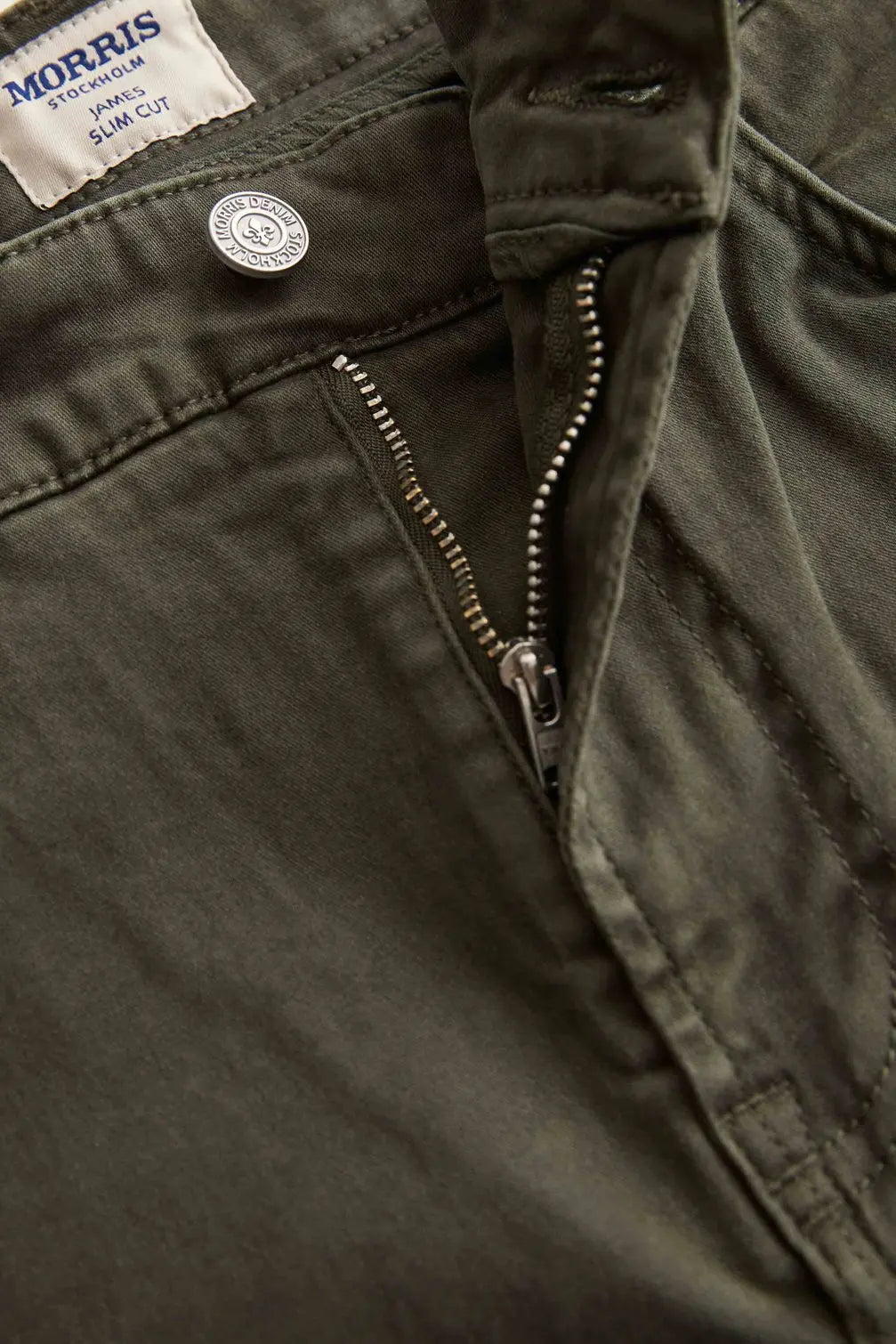 Morris James Brushed 5pkt Olive