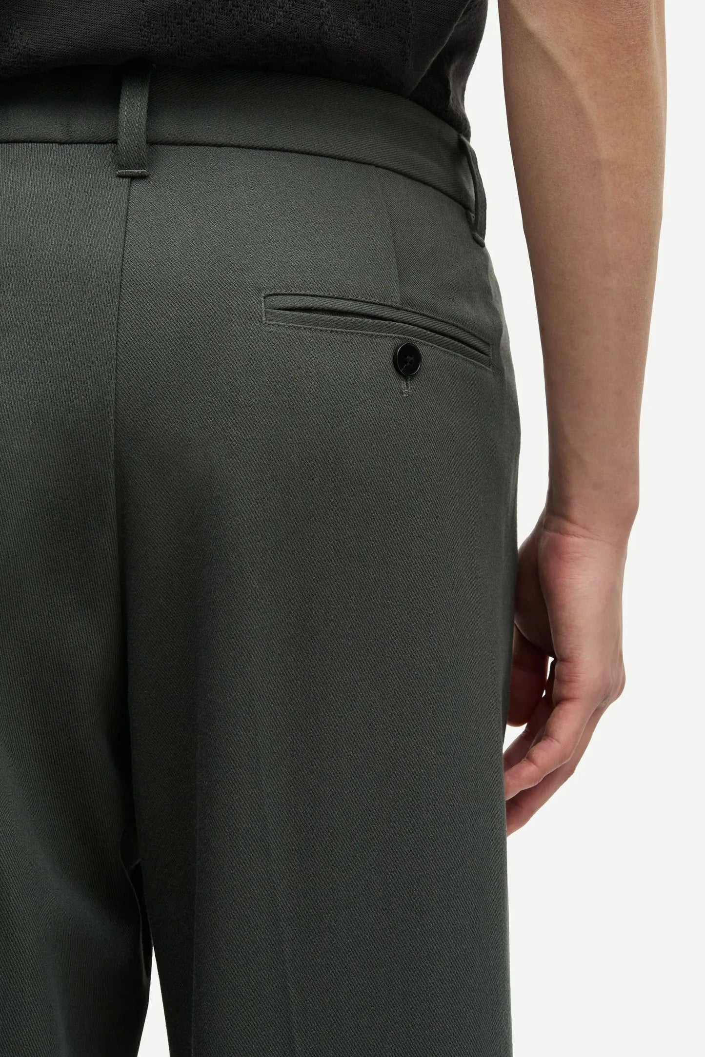 Samsøe Samsøe Sanoah Trousers Dark Evergreen