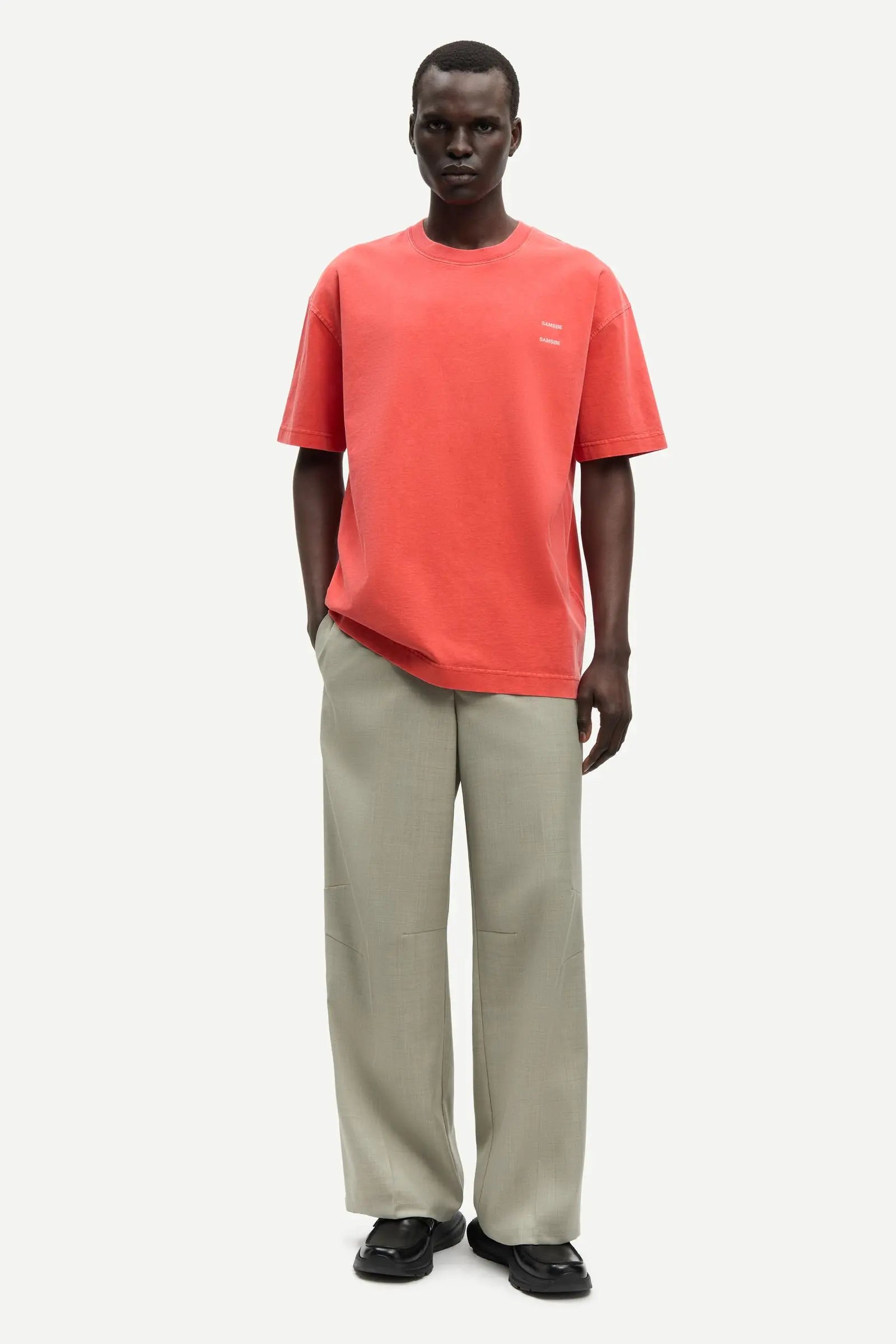 Samsøe Samsøe Sajoel T-shirt Aurora Red - Mojo Independent Store