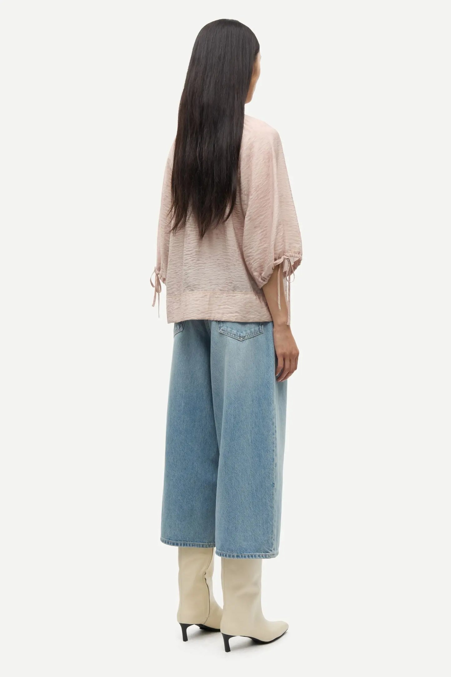 Samsøe Samsøe Samateran ss Blouse Blooming Pink - Mojo Independent Store