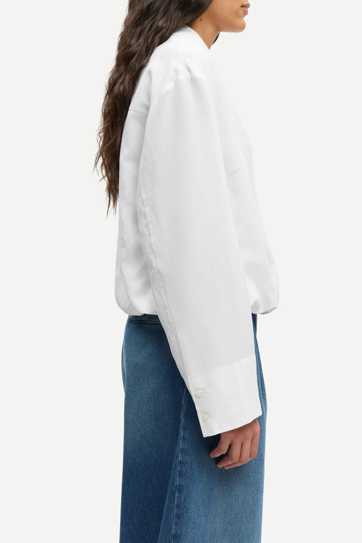 Samsøe Samsøe Sadaphne Shirt White - Mojo Independent Store