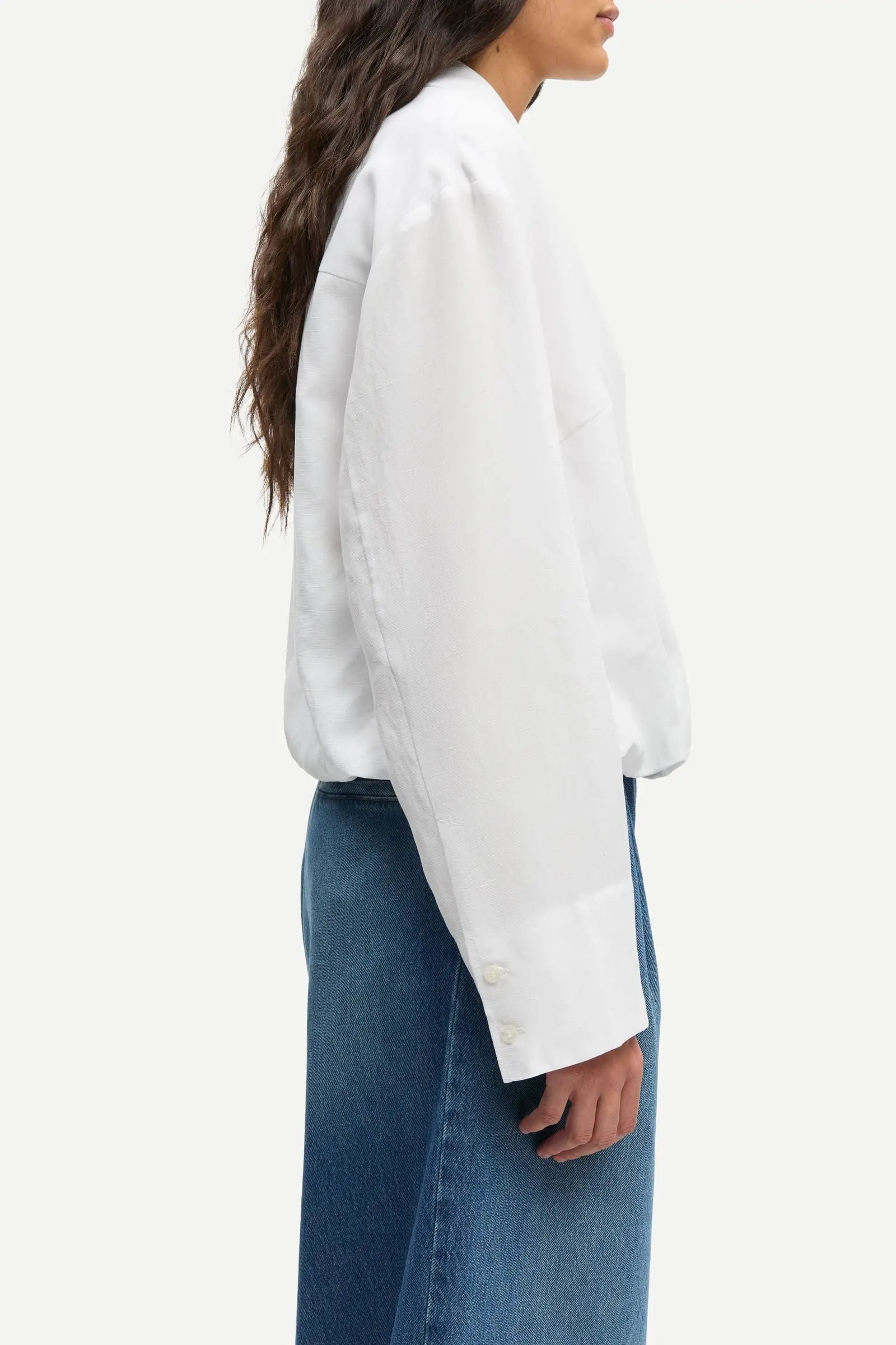 Samsøe Samsøe Sadaphne Shirt White - Mojo Independent Store