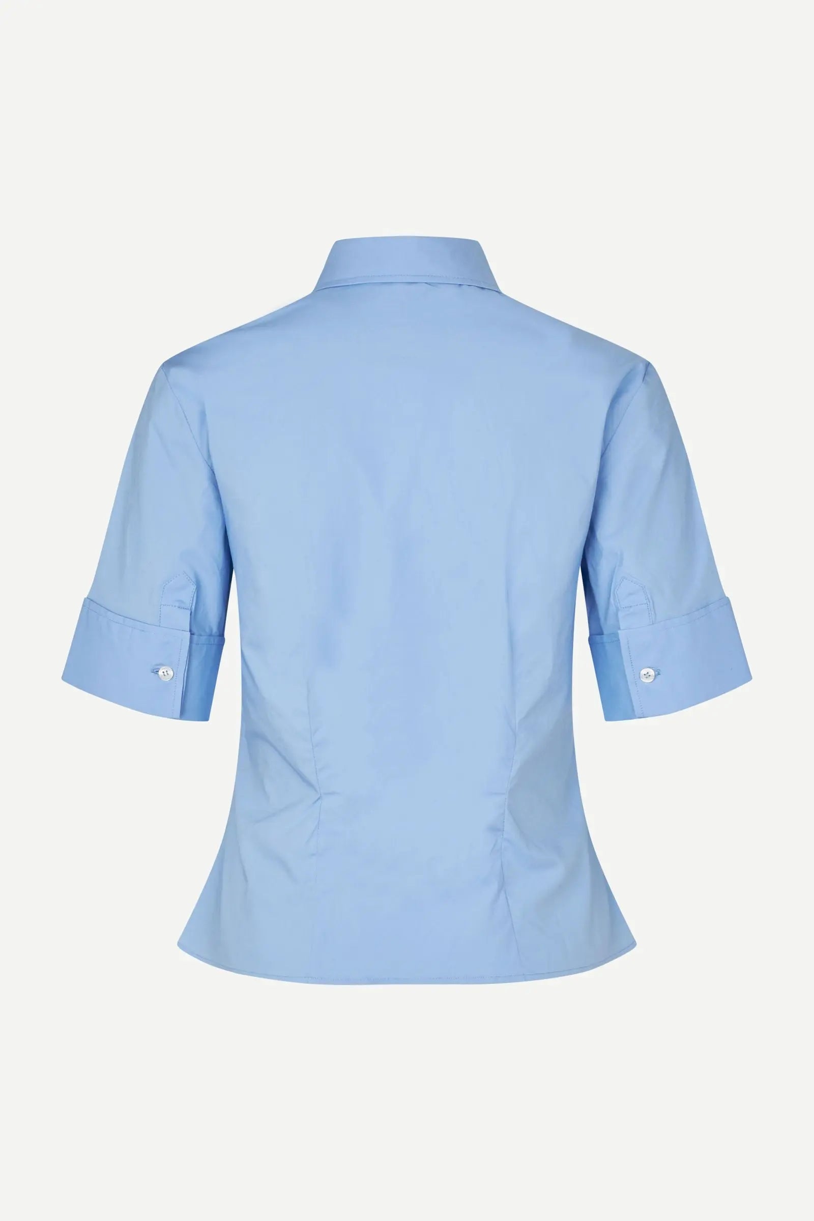 Samsøe Samsøe Sasky SS Shirt Bel Air Blue - Mojo Independent Store
