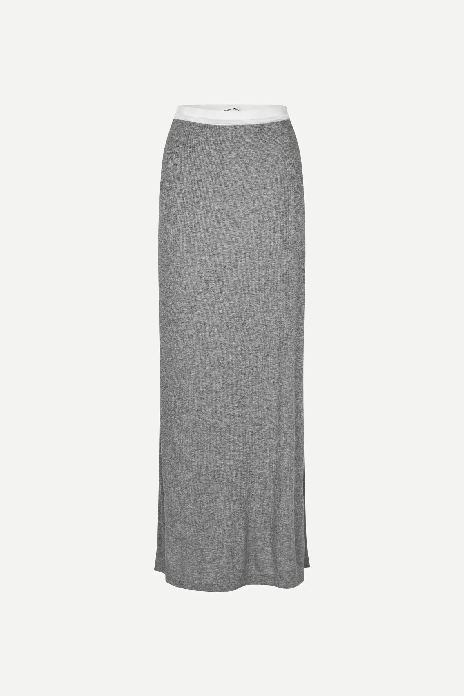Samsøe Samsøe Sadou Skirt Mid Grey Mel. - Mojo Independent Store