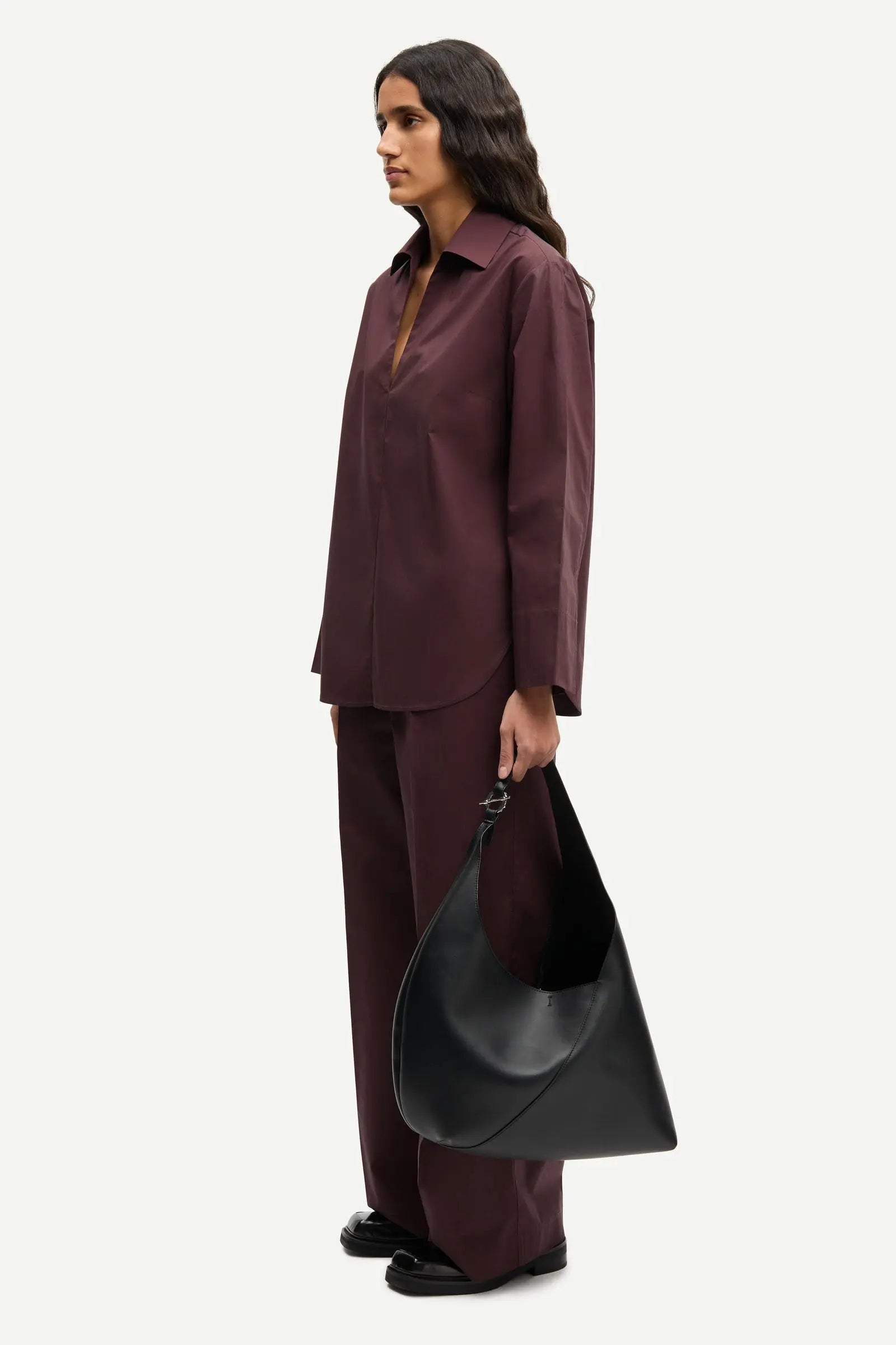 Samsøe Samsøe Sasully Blouse Fudge - Mojo Independent Store