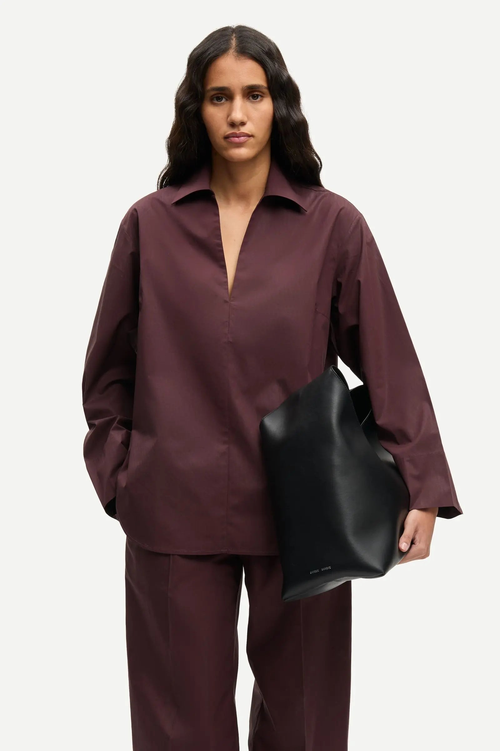 Samsøe Samsøe Sajulio Trousers Fudge - Mojo Independent Store