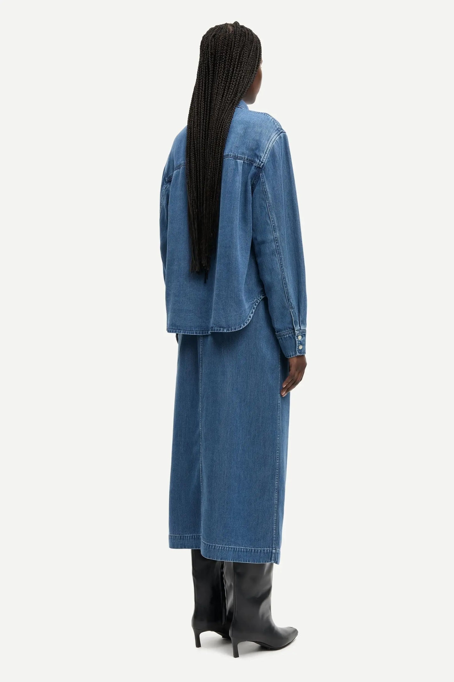 Samsøe Samsøe Sabexy Shirt Medium Denim Blue - Mojo Independent Store