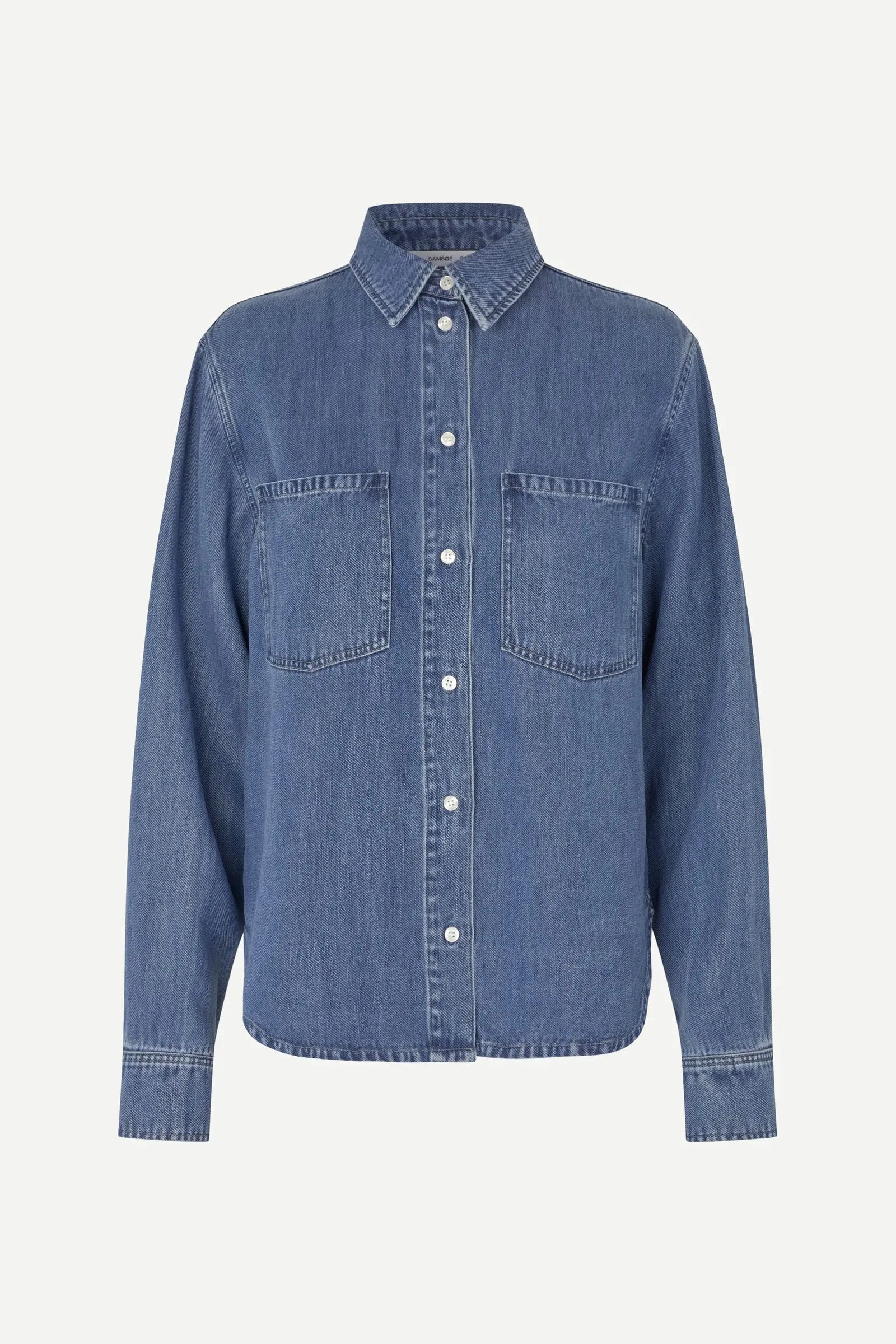Samsøe Samsøe Sabexy Shirt Medium Denim Blue - Mojo Independent Store