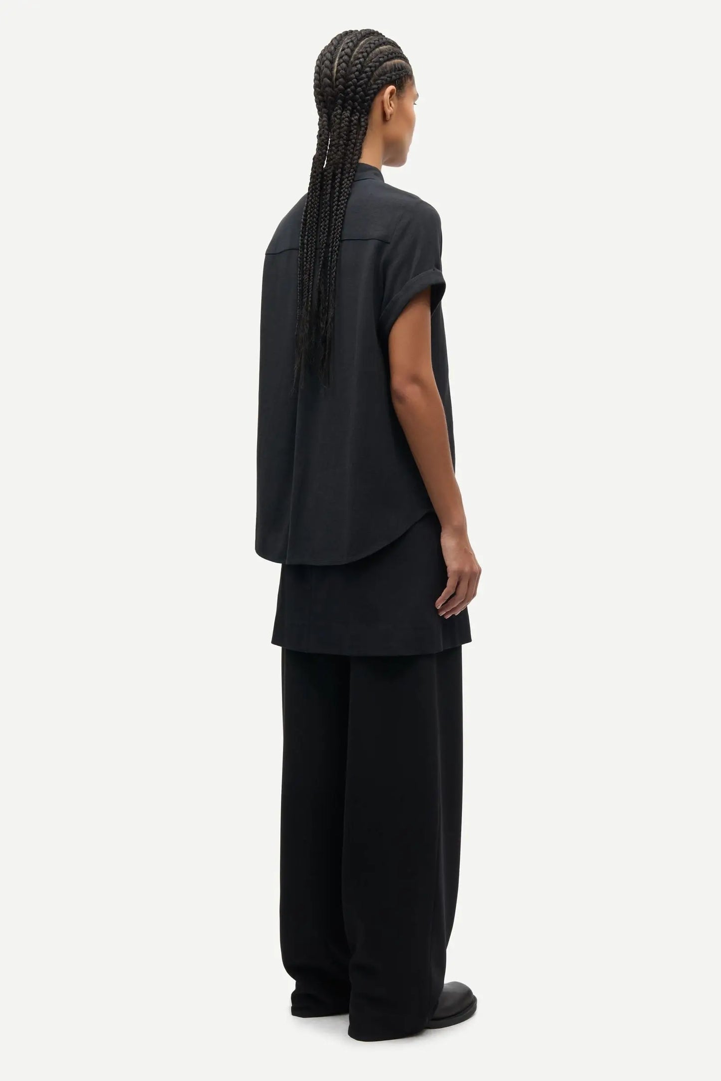 Samsøe Samsøe Samajana Ss Shirt Black - Mojo Independent Store