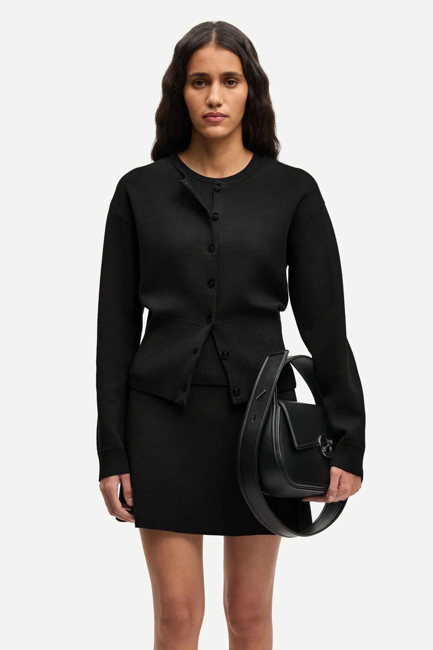 Samsøe Samsøe Saanne Cardigan Black - Mojo Independent Store