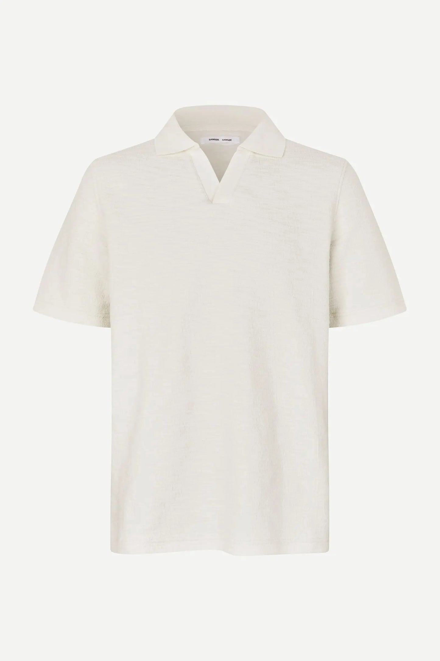Samsøe Samsøe Samac v-neck Polo Clear Cream - Mojo Independent Store