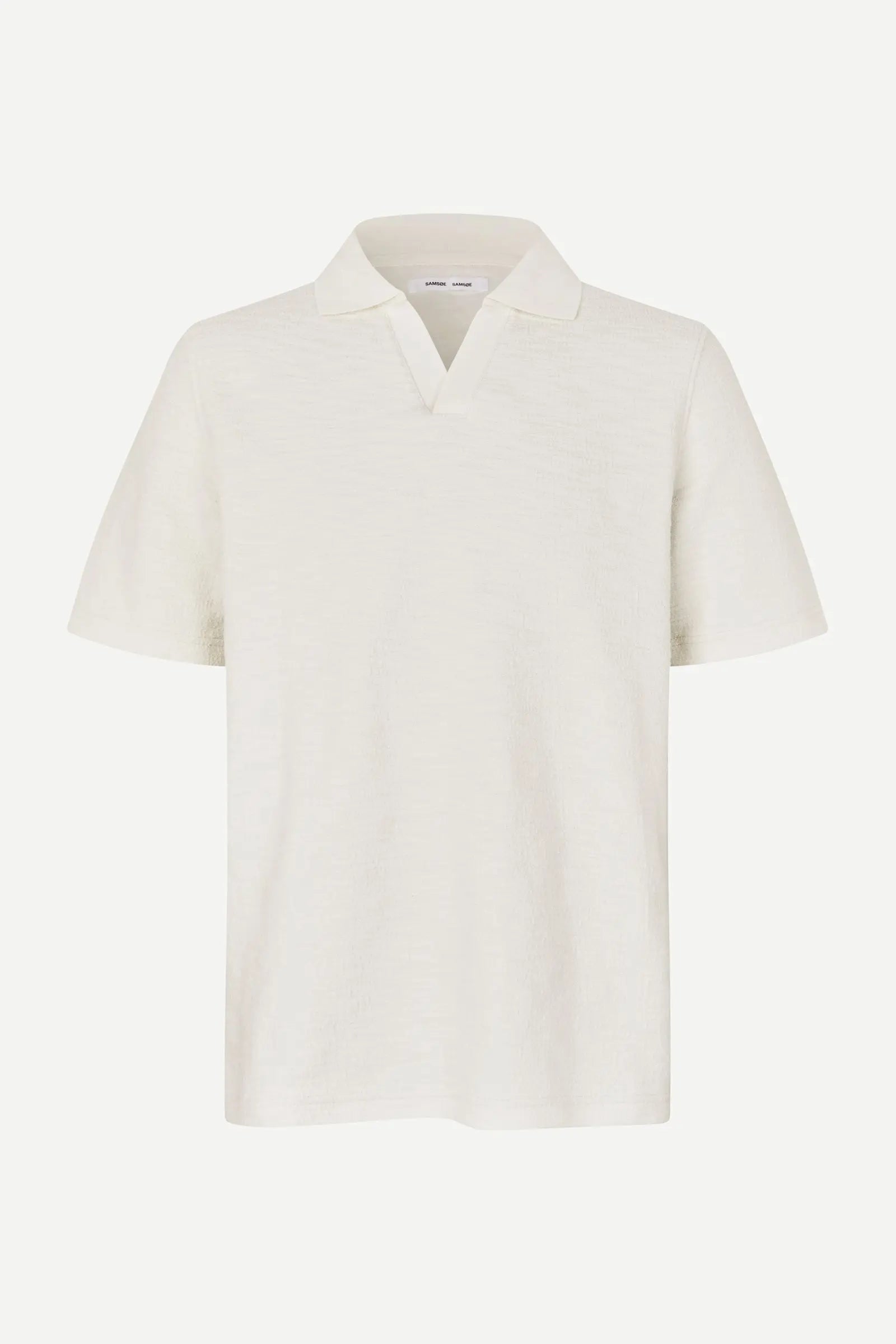 Samsøe Samsøe Samac v-neck Polo Clear Cream - Mojo Independent Store