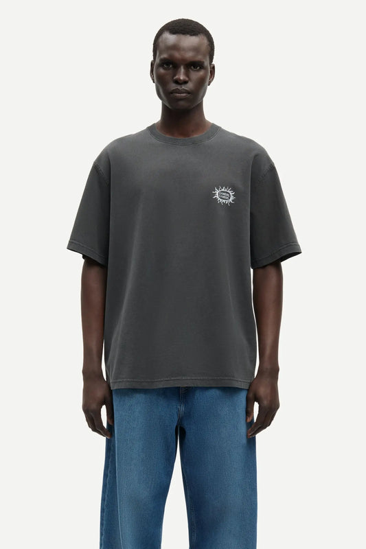 Samsøe Samsøe Sagergei T-shirt Black Tanline - Mojo Independent Store