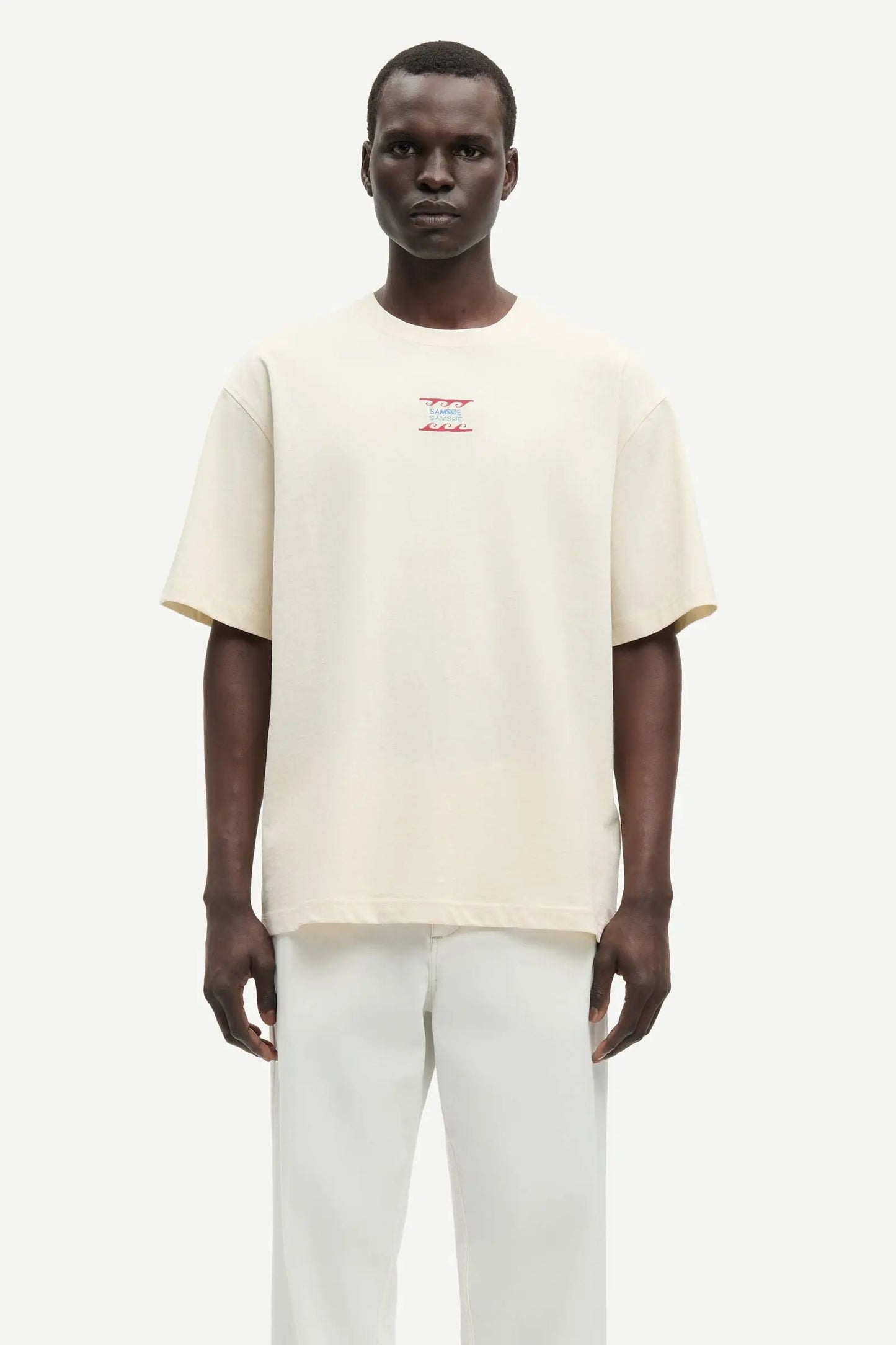 Samsøe Samsøe Sagergei T-shirt Neutral Leisure - Mojo Independent Store