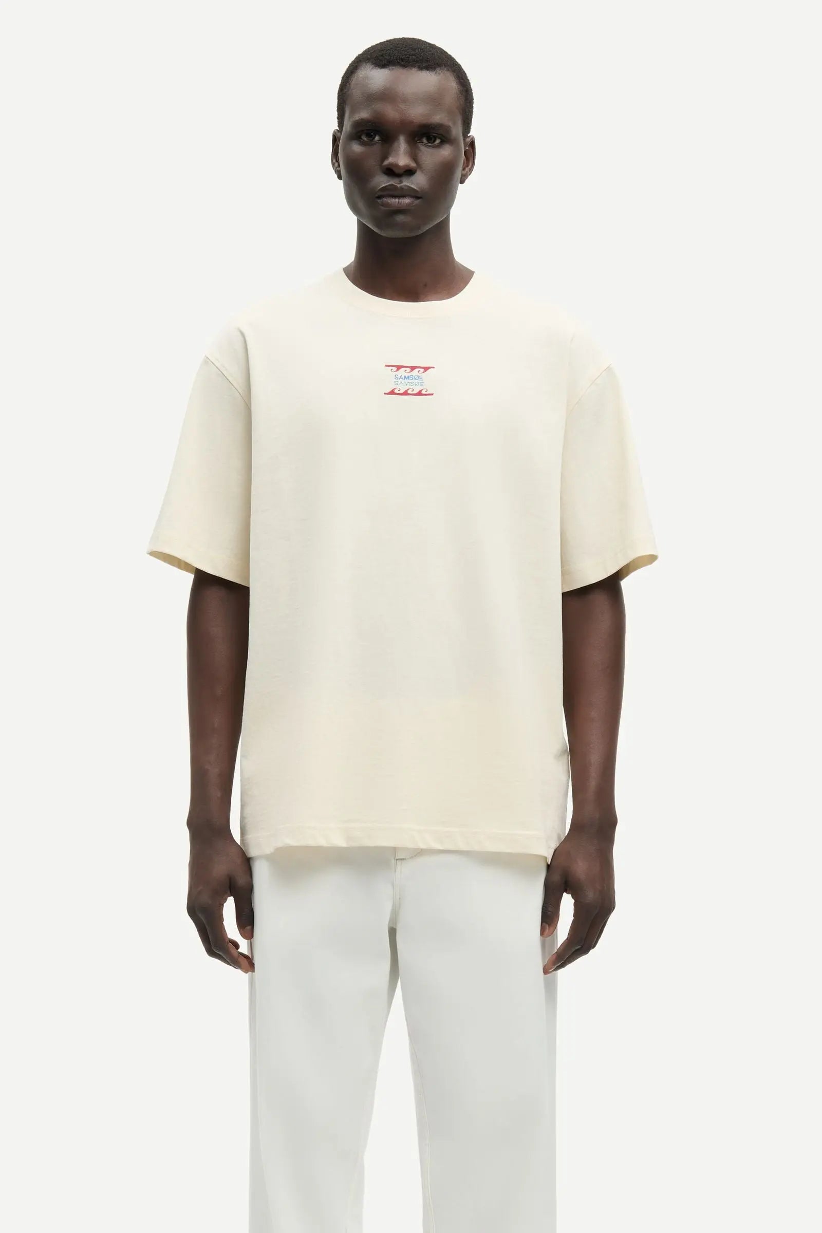 Samsøe Samsøe Sagergei T-shirt Neutral Leisure - Mojo Independent Store