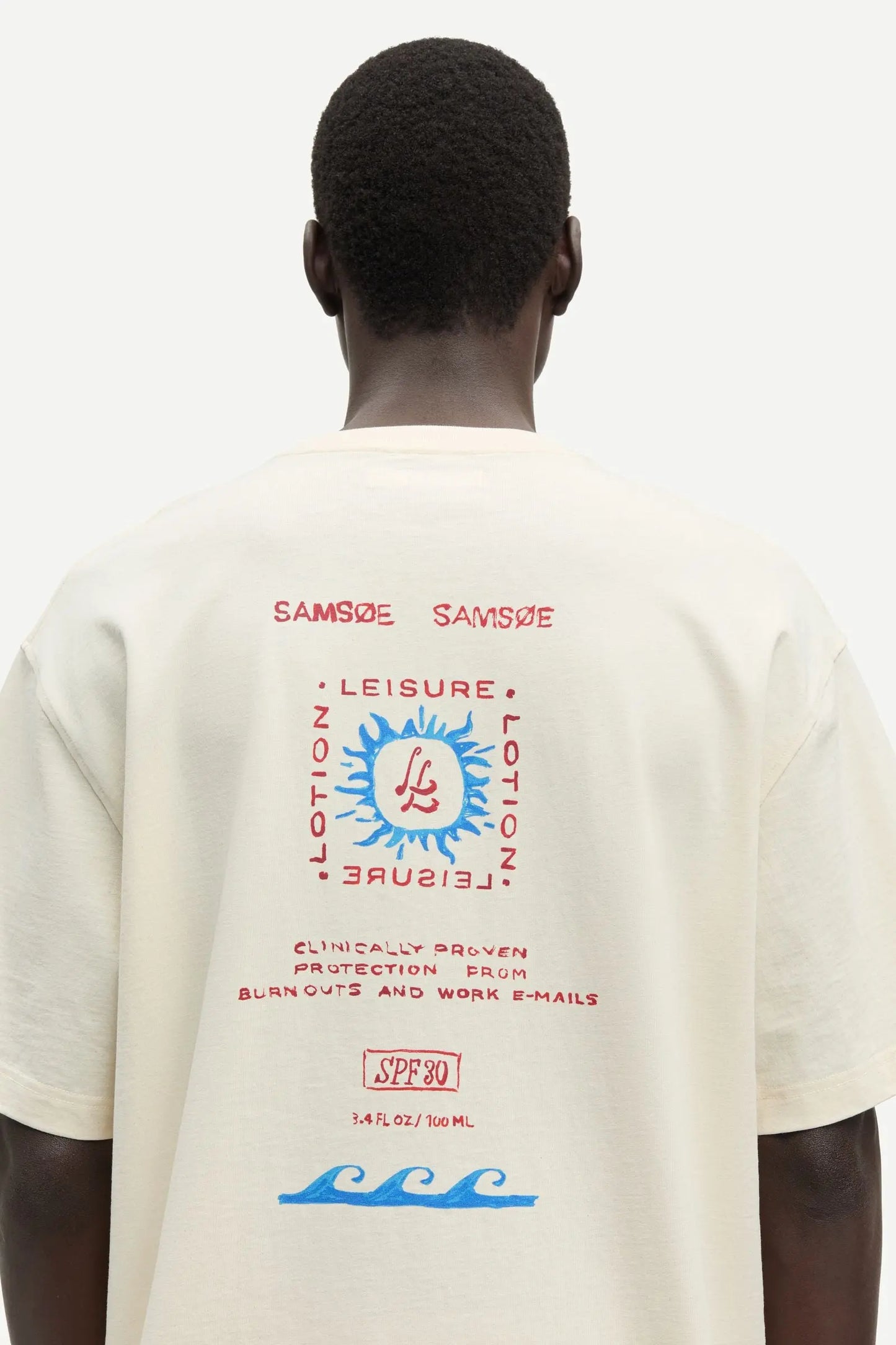 Samsøe Samsøe Sagergei T-shirt Neutral Leisure - Mojo Independent Store