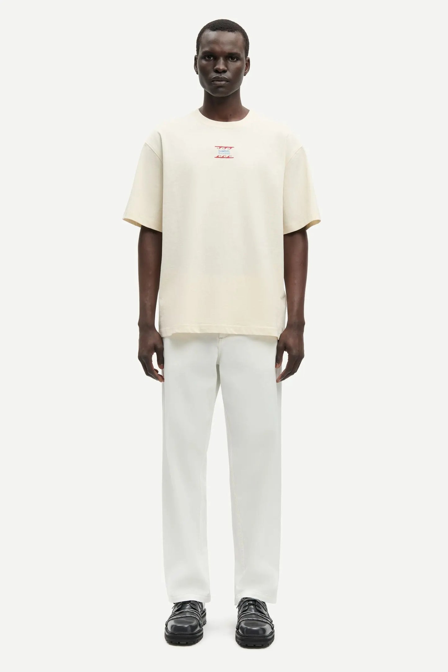 Samsøe Samsøe Sagergei T-shirt Neutral Leisure - Mojo Independent Store