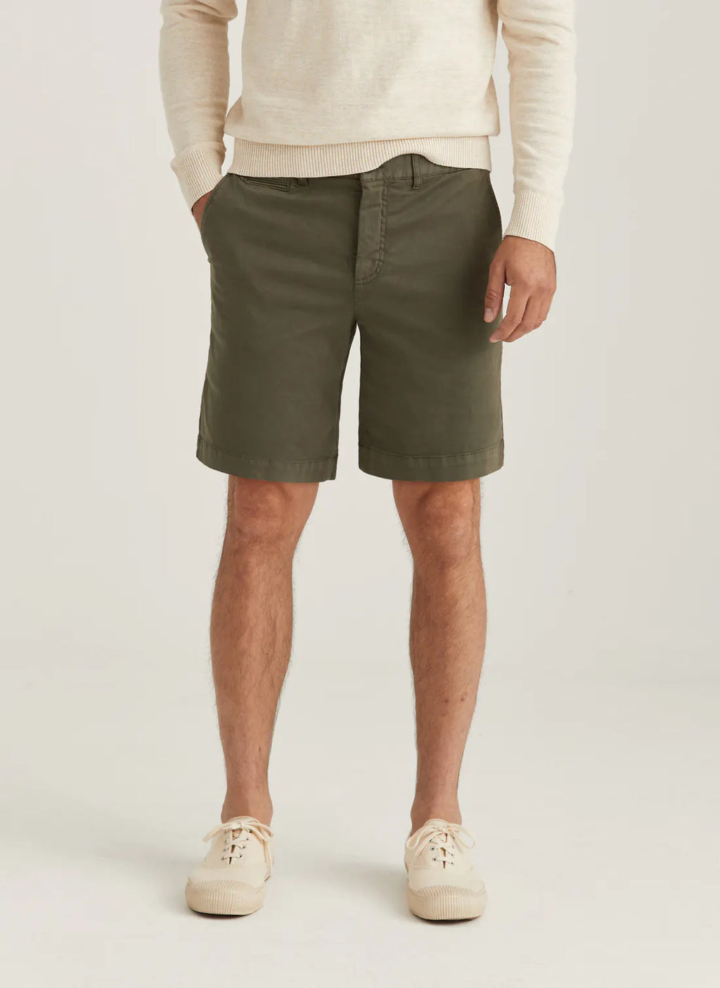 Morris Jeffrey Chino Shorts Olive